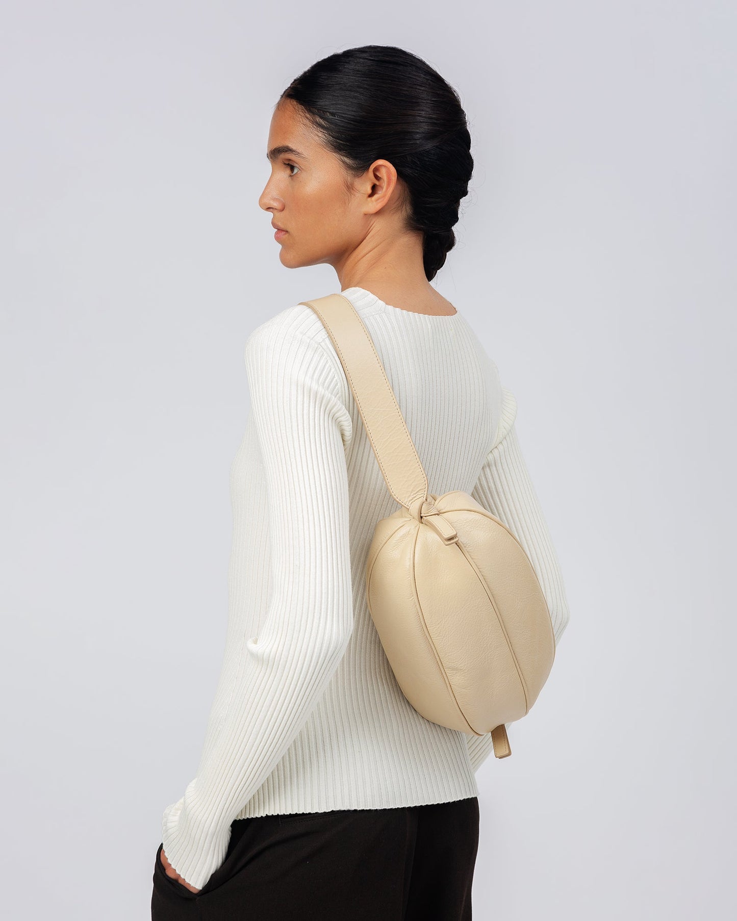Hereu Discount BOYA L DISTRESSED - Ball-Shaped Crossbody Bag - Women|Men
