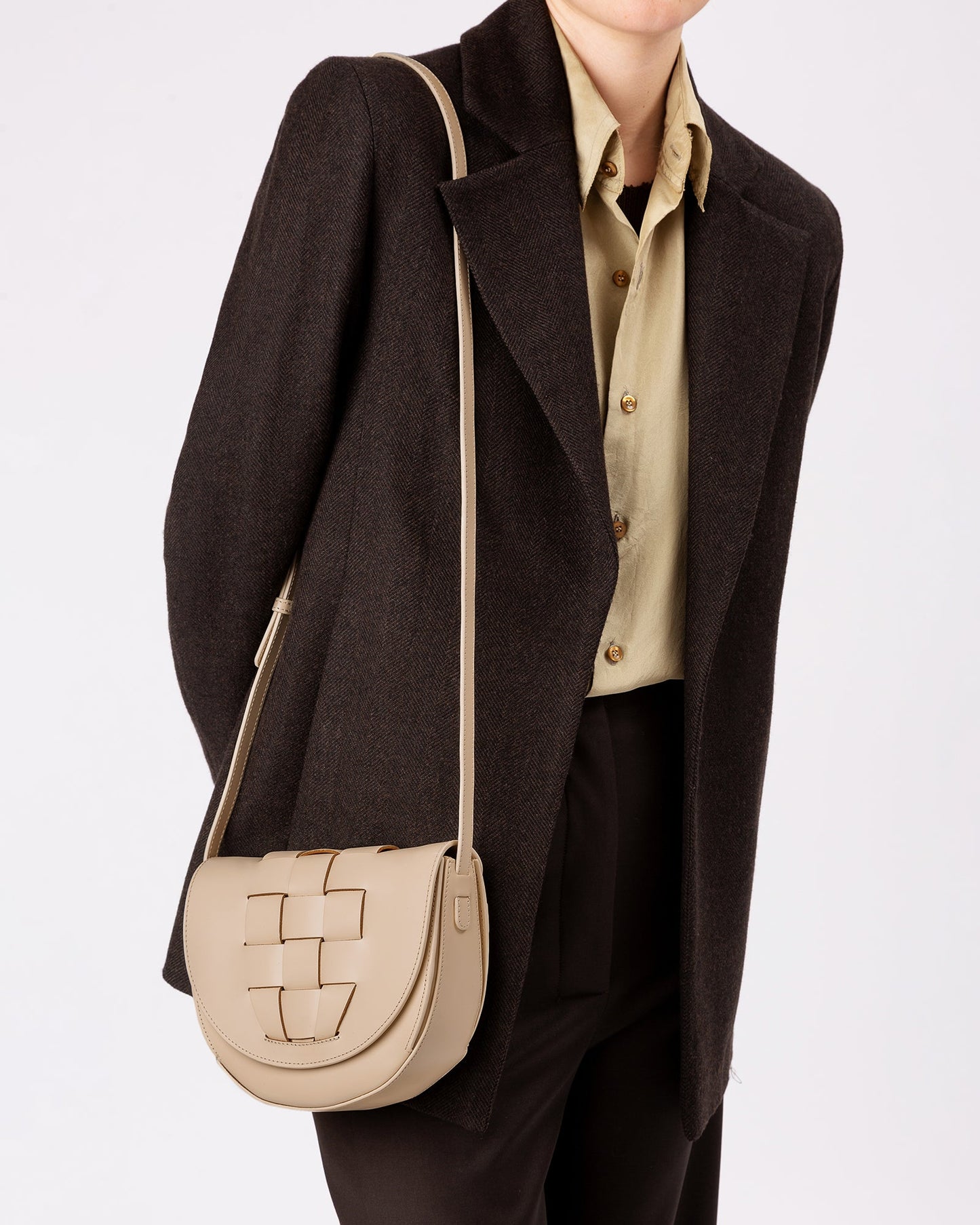 Hereu Sale SINIA - Satchel Interwoven Front Detail Bag - Women|Men