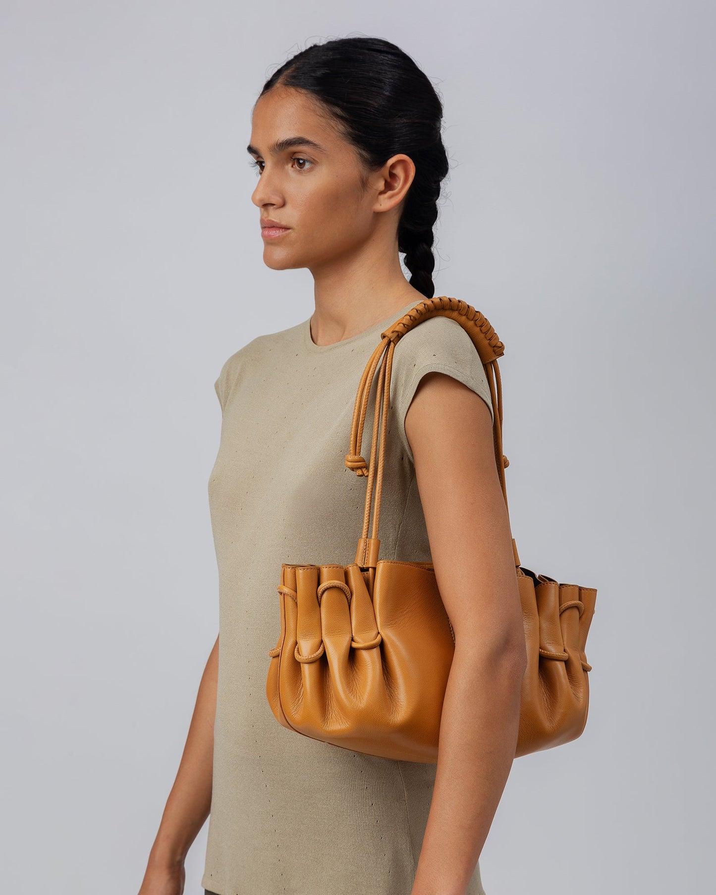 Hereu Discount ARTA - Pleated Shoulder Bag - Women