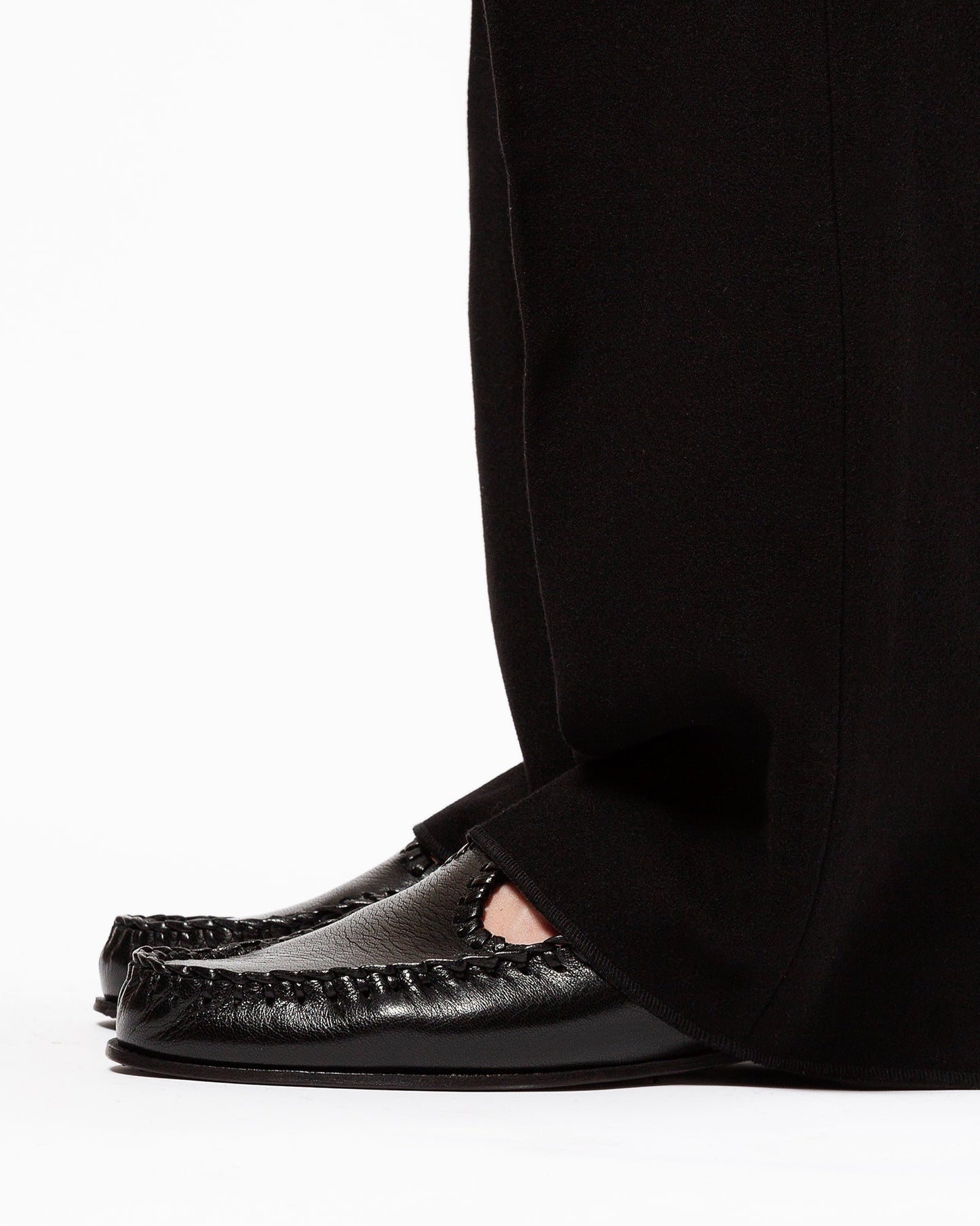 Hereu ALCOVER SUPPLE SHINY - Braided Seams T-bar Loafer - Men