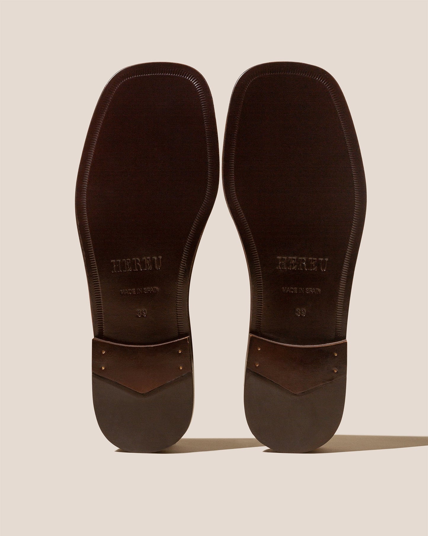 Hereu US ROCA GRAINY VEG TAN - Square-toe Fisherman Sandal - Men