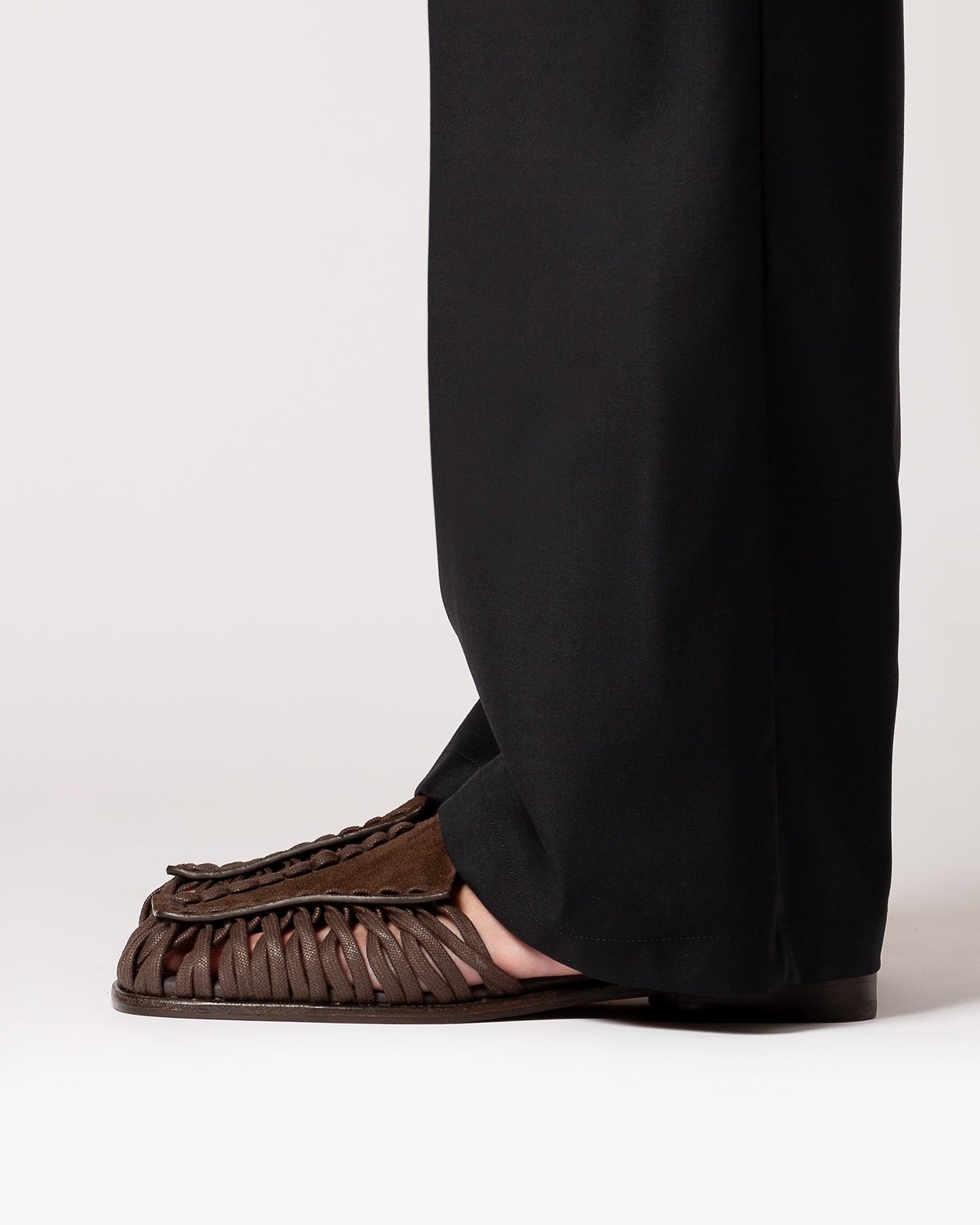 Hereu New ALARO SUEDE - Square-Toe T-bar Sandal - Men