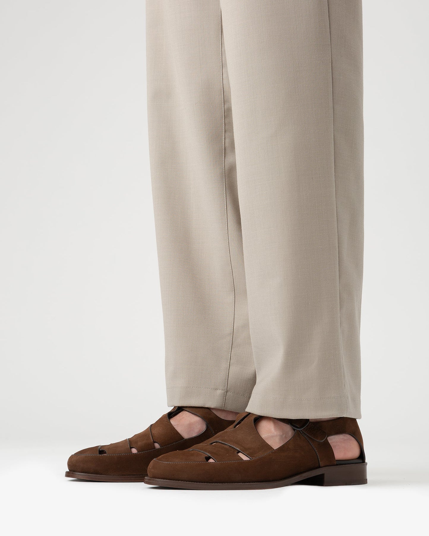 Hereu Hot Sale BESSO NUBUCK - Woven T-bar Sandal - Men