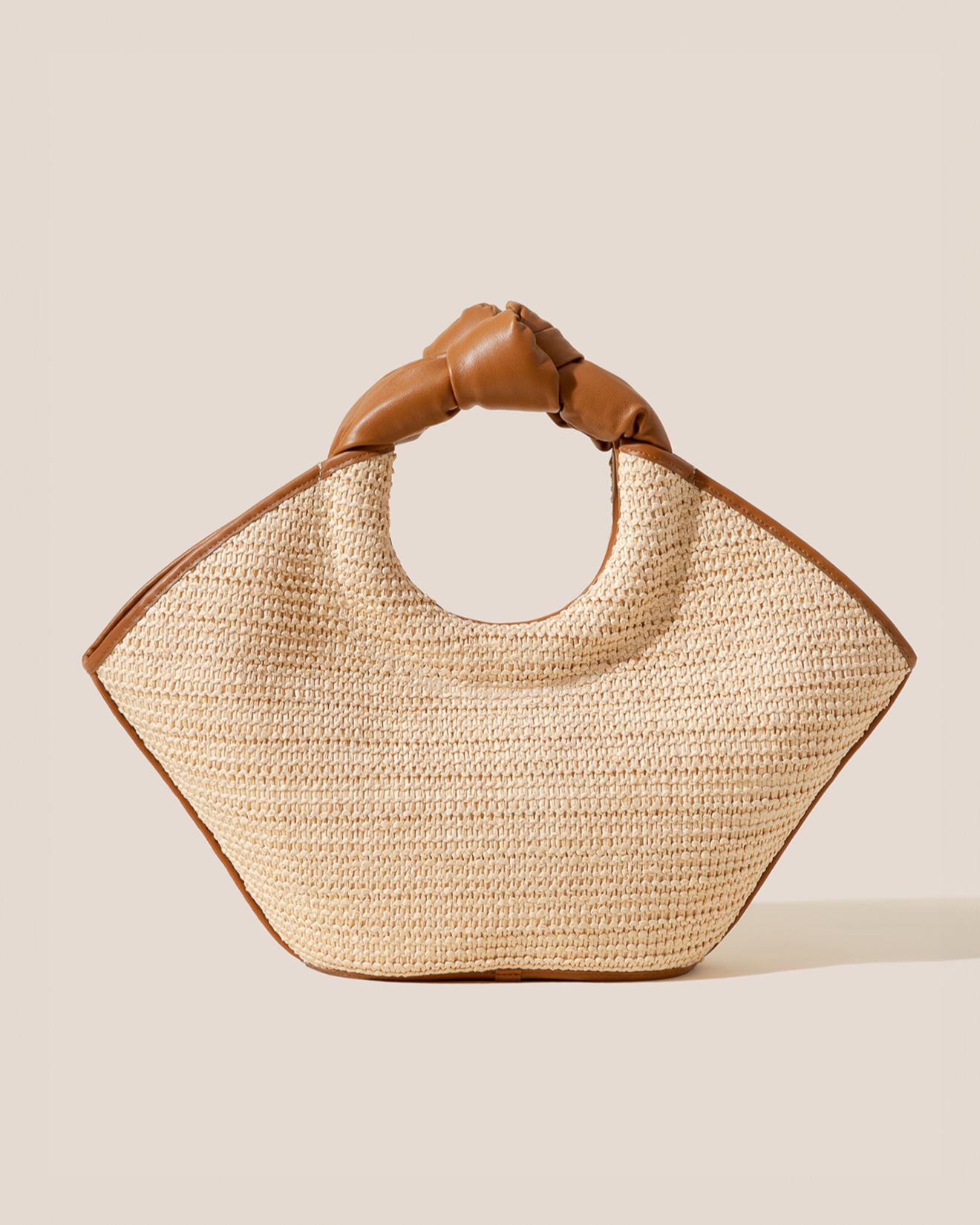 Hereu Discount CASTELL RAFFIA - Knotted-handle Tote Bag - Women