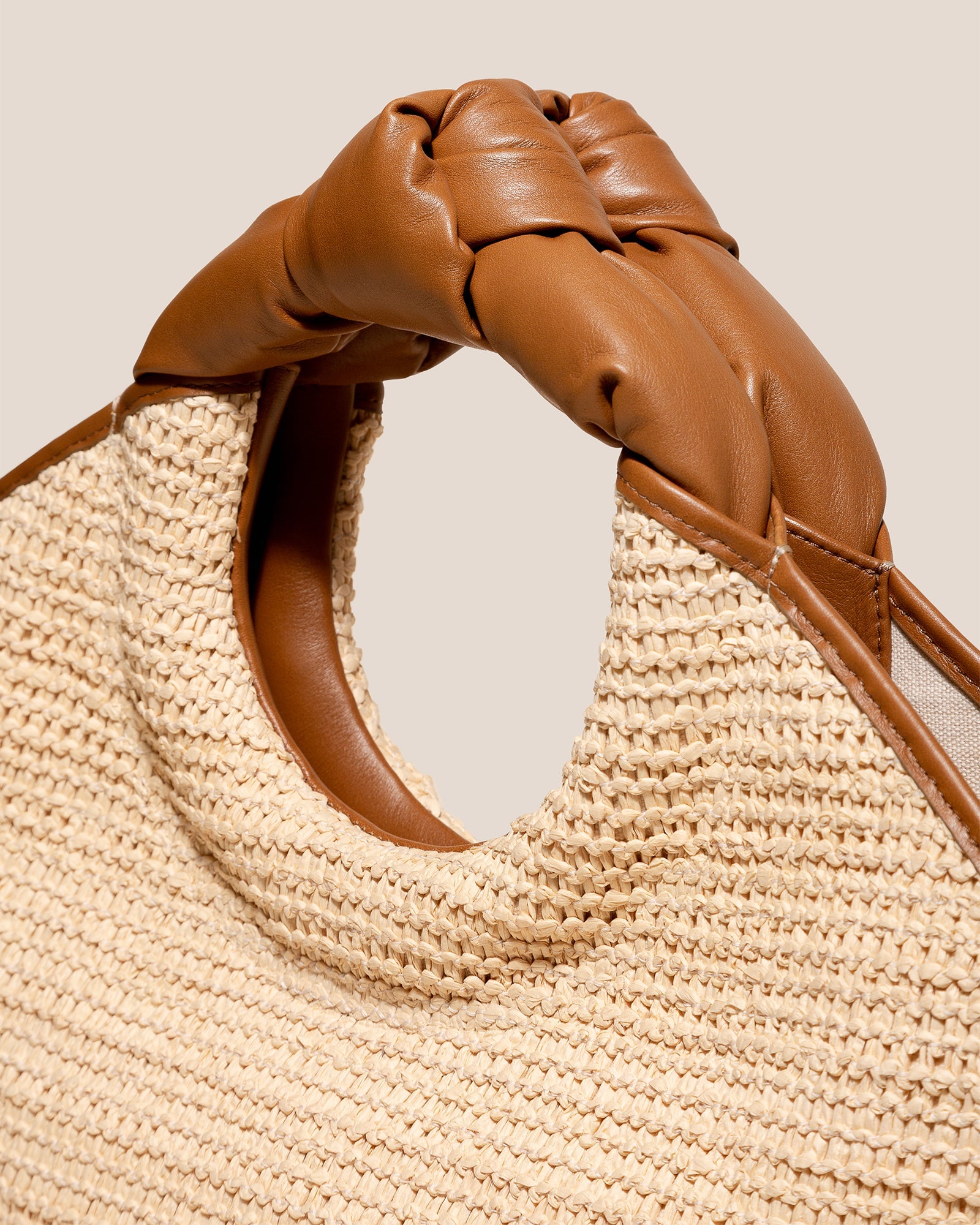 Hereu Discount CASTELL RAFFIA - Knotted-handle Tote Bag - Women