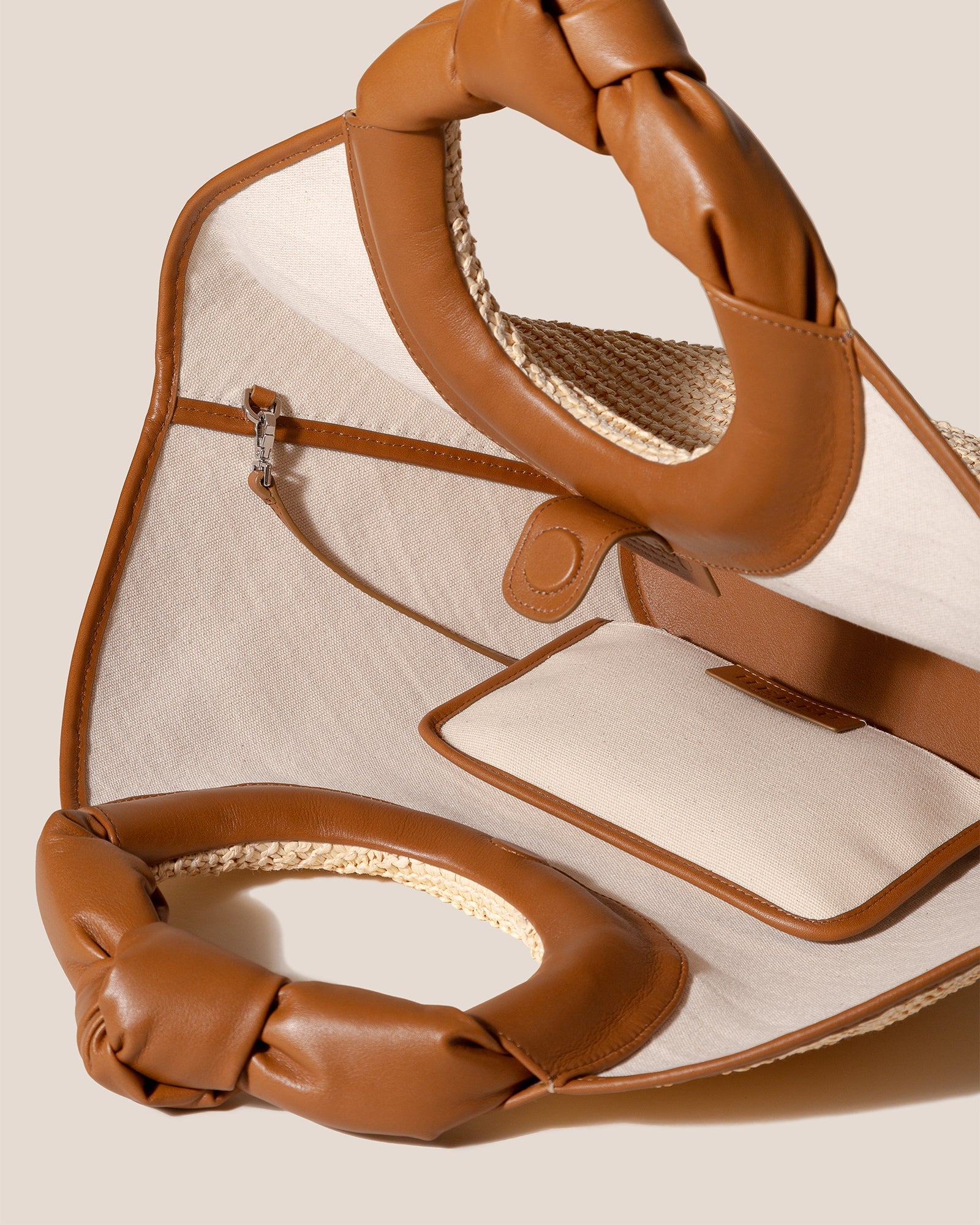 Hereu Discount CASTELL RAFFIA - Knotted-handle Tote Bag - Women
