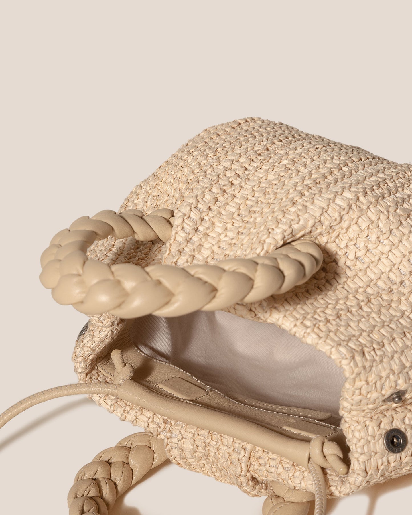 Hereu New BOMBON M RAFFIA - Medium Plaited-handle Raffia Handbag - Women