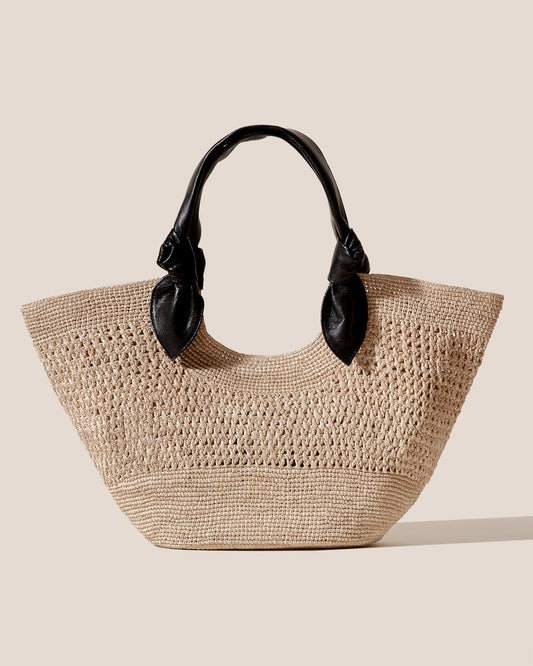 Hereu FONOL - Crocheted Raffia Basket - Women