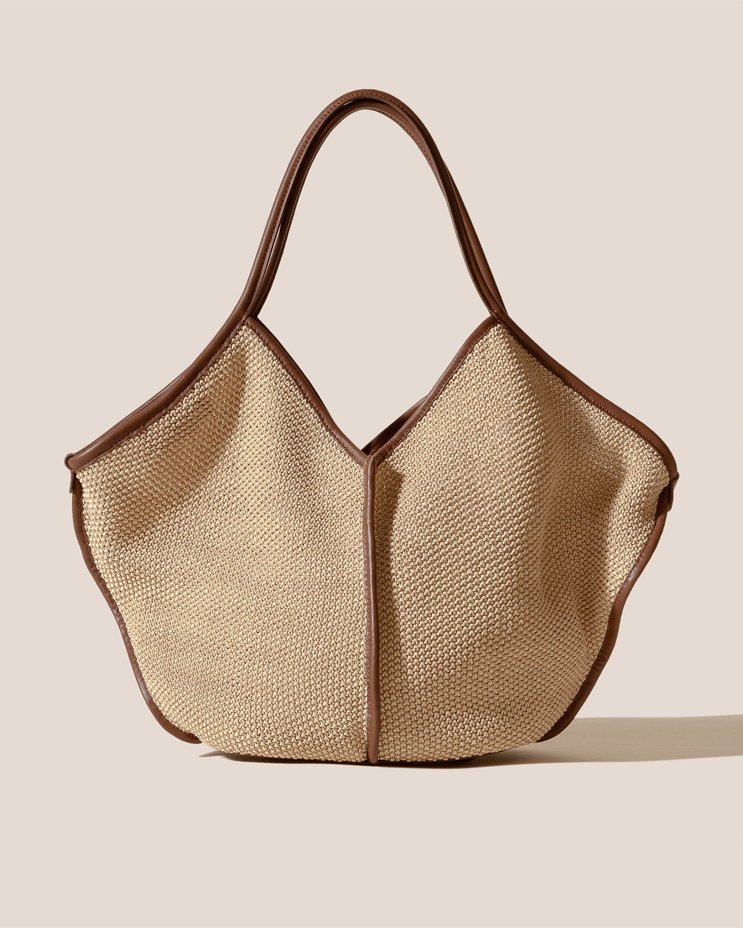Hereu US CALELLA SOFT RAFFIA - Leather-trimmed Tote Bag - Men|Women