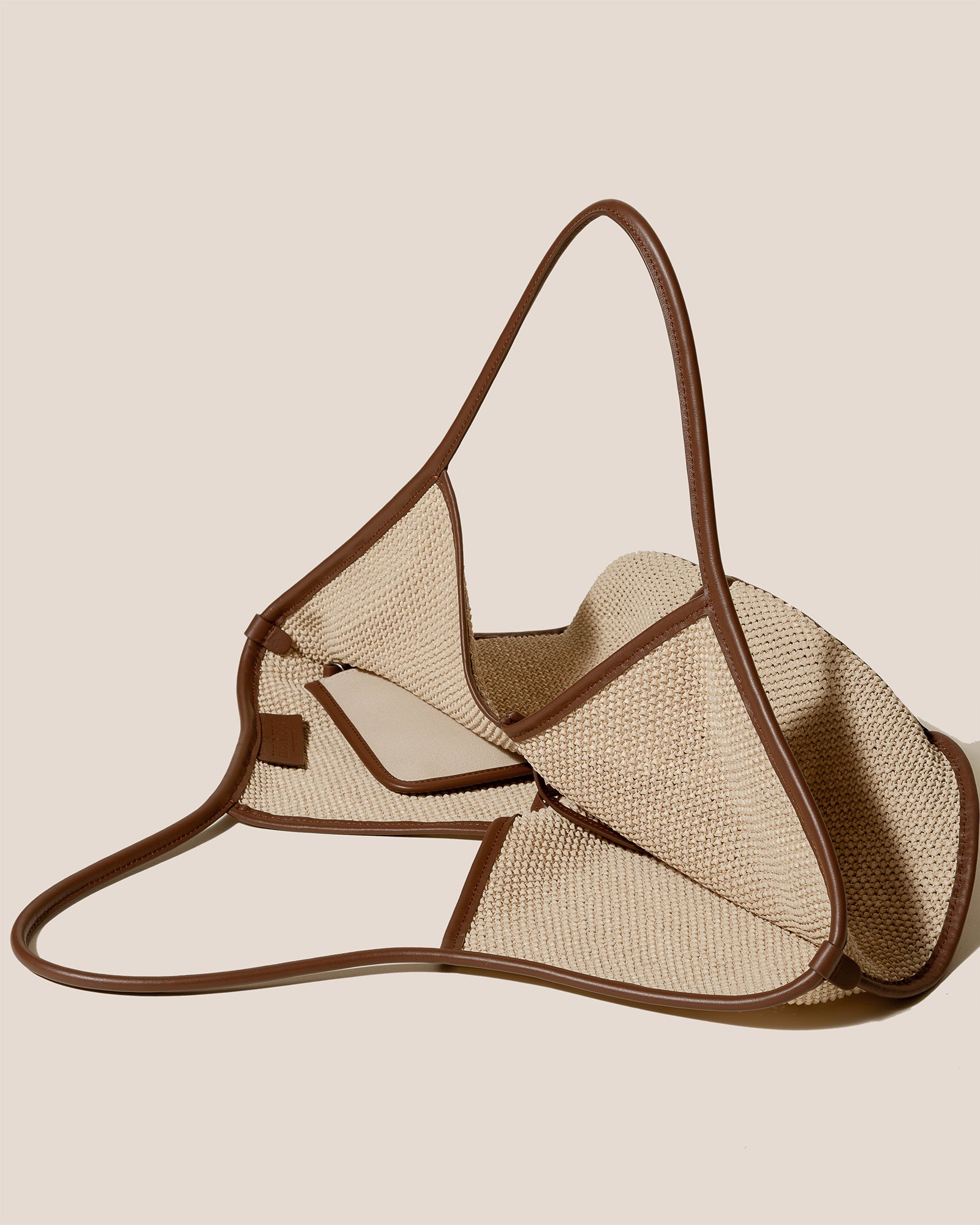 Hereu US CALELLA SOFT RAFFIA - Leather-trimmed Tote Bag - Men|Women