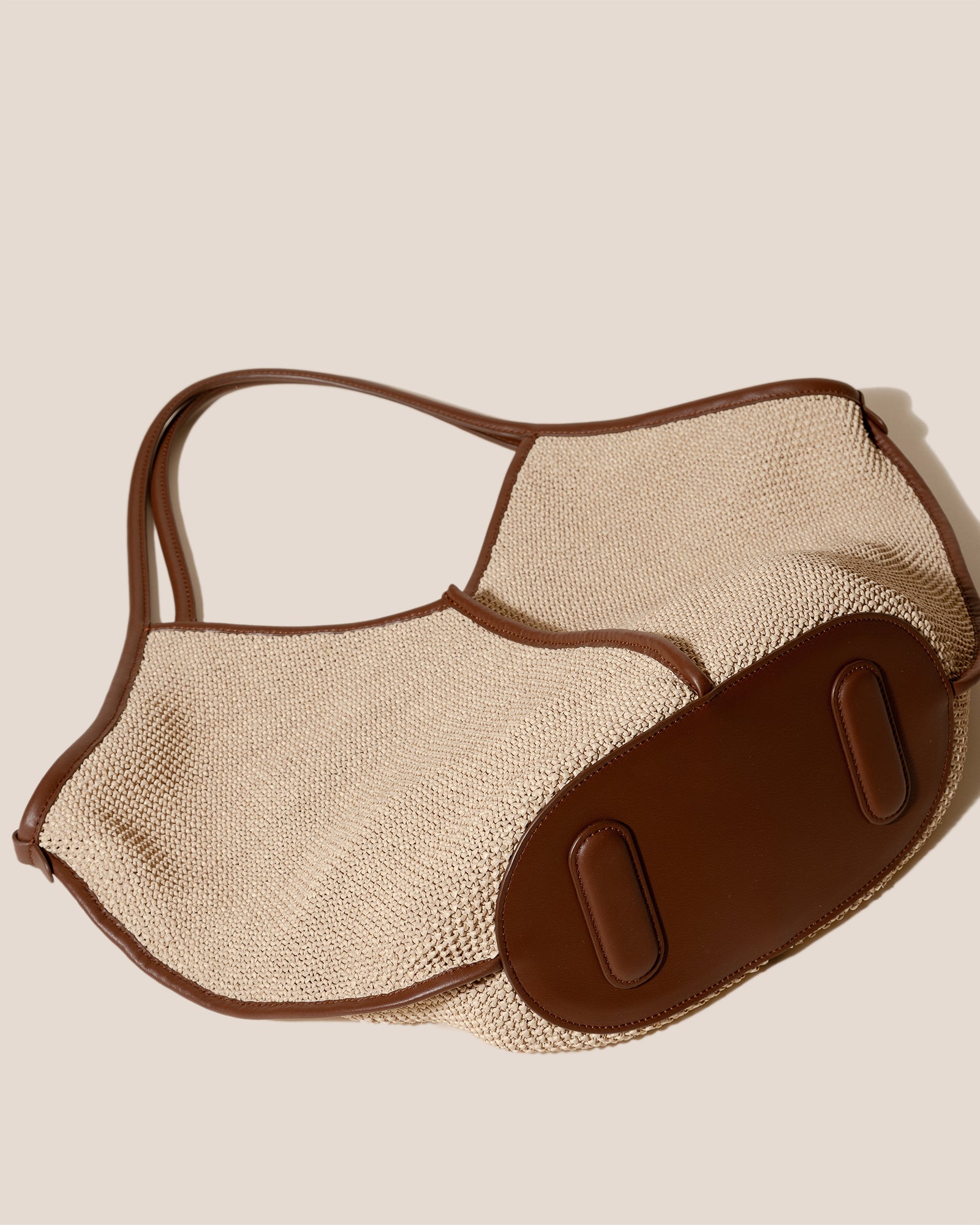 Hereu US CALELLA SOFT RAFFIA - Leather-trimmed Tote Bag - Men|Women