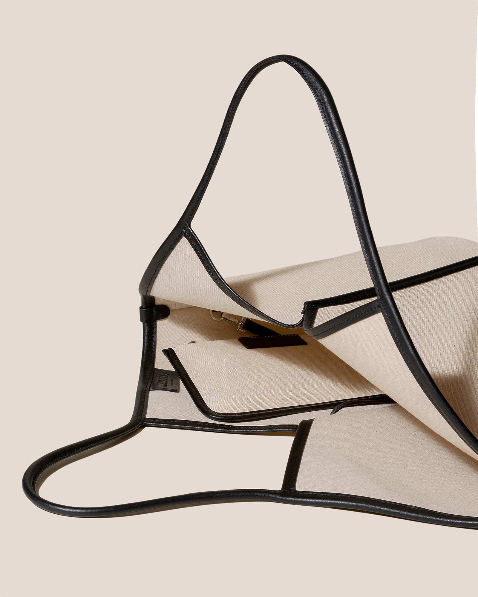 Hereu Online CALELLA - Leather-trimmed Organic Cotton Tote Bag - Women|Men
