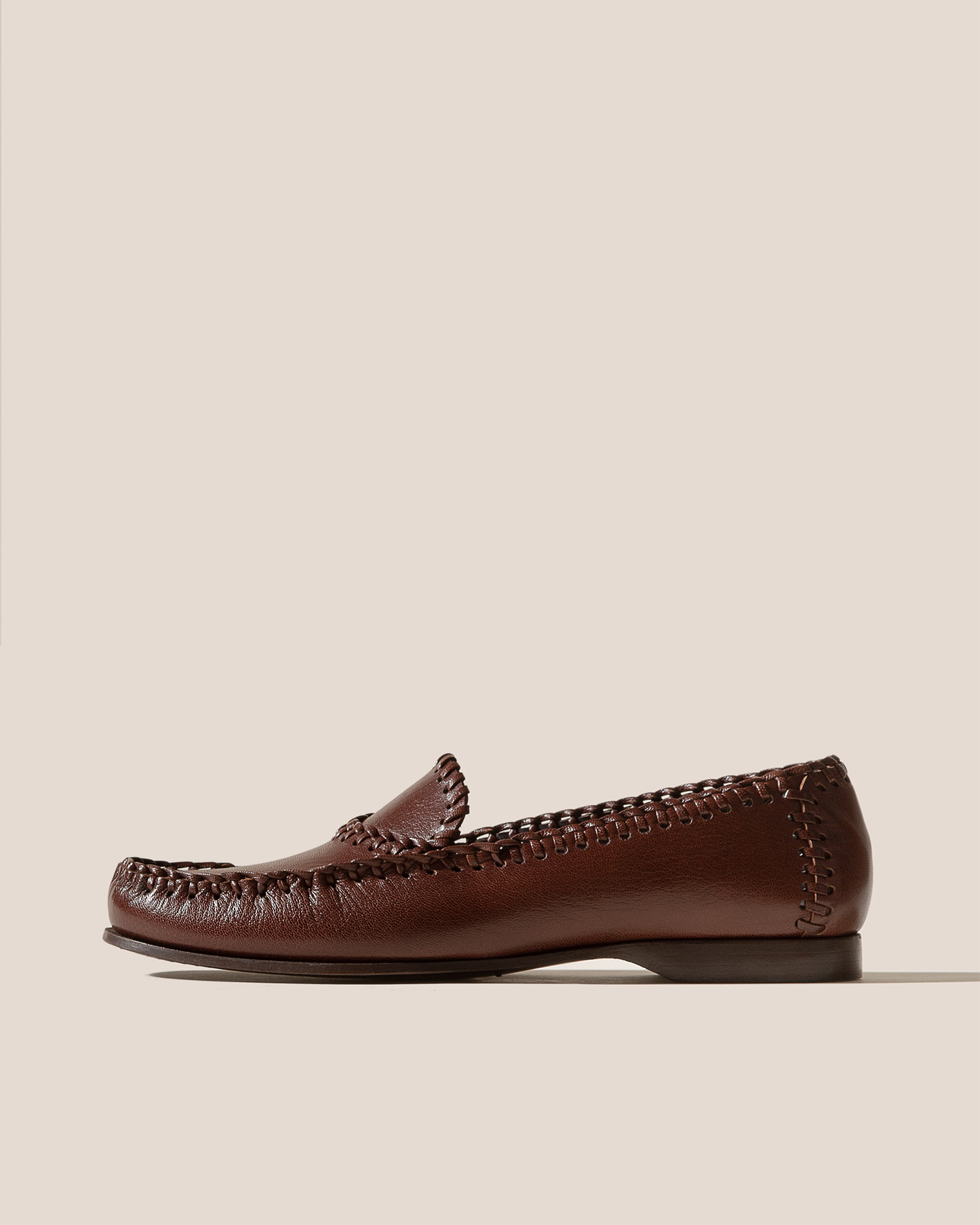 Hereu Sale SASTRE SUPPLE SHINY - Braided Seam Slip-On Loafer - Women