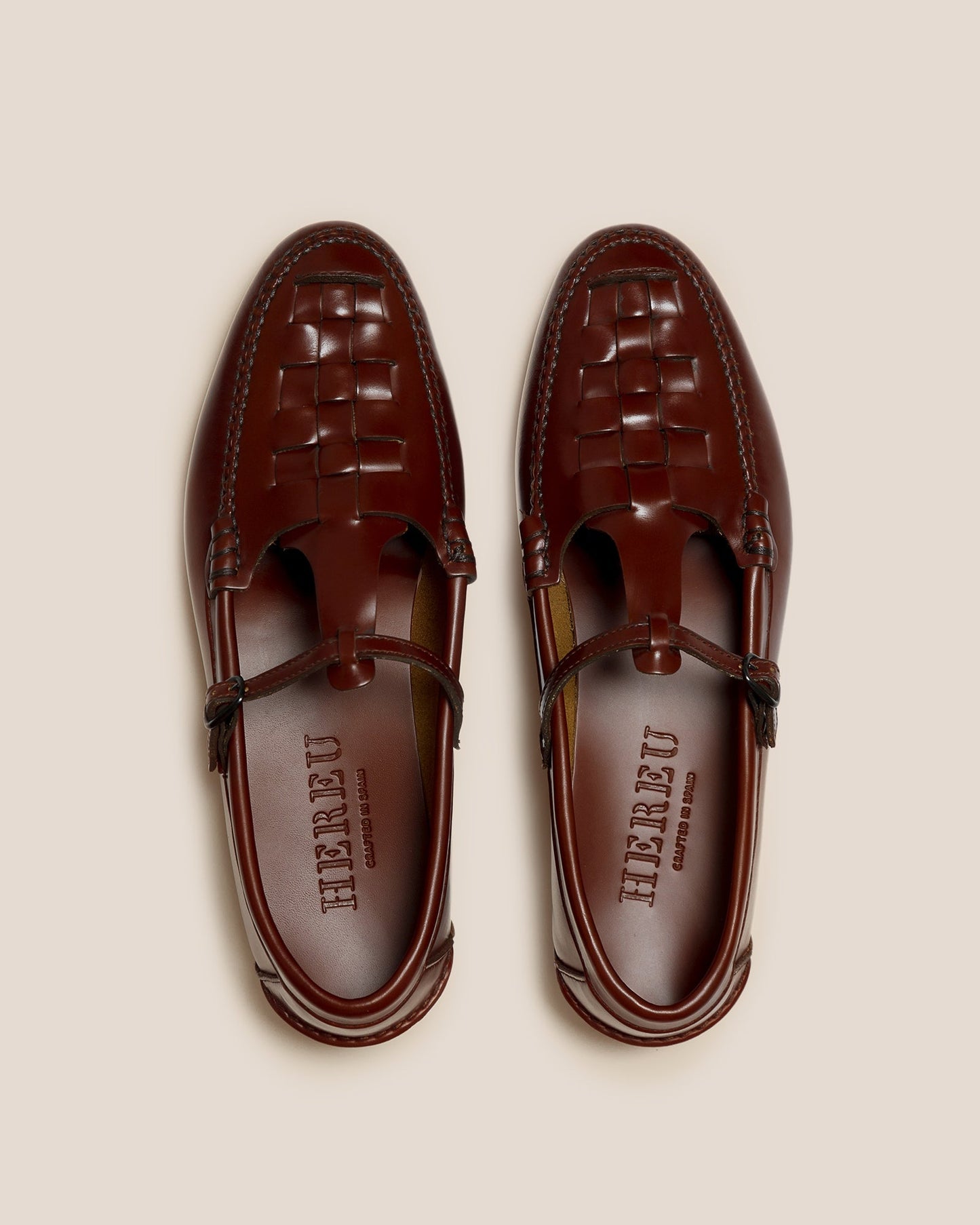 Hereu For sale MAQUEDA - Interwoven T-Bar Loafer - Women