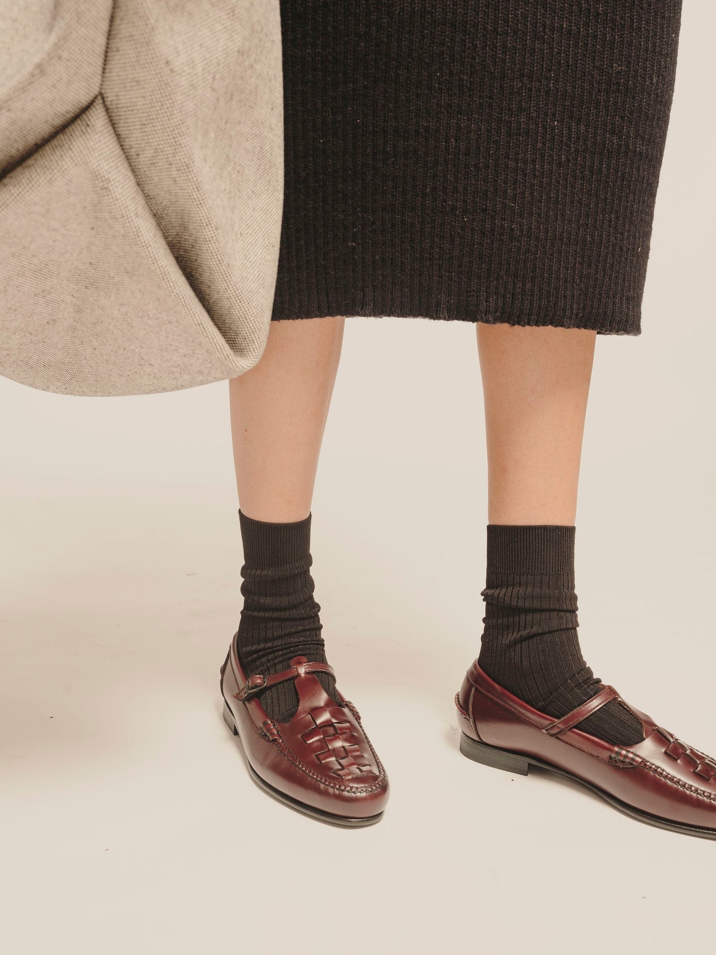 Hereu For sale MAQUEDA - Interwoven T-Bar Loafer - Women