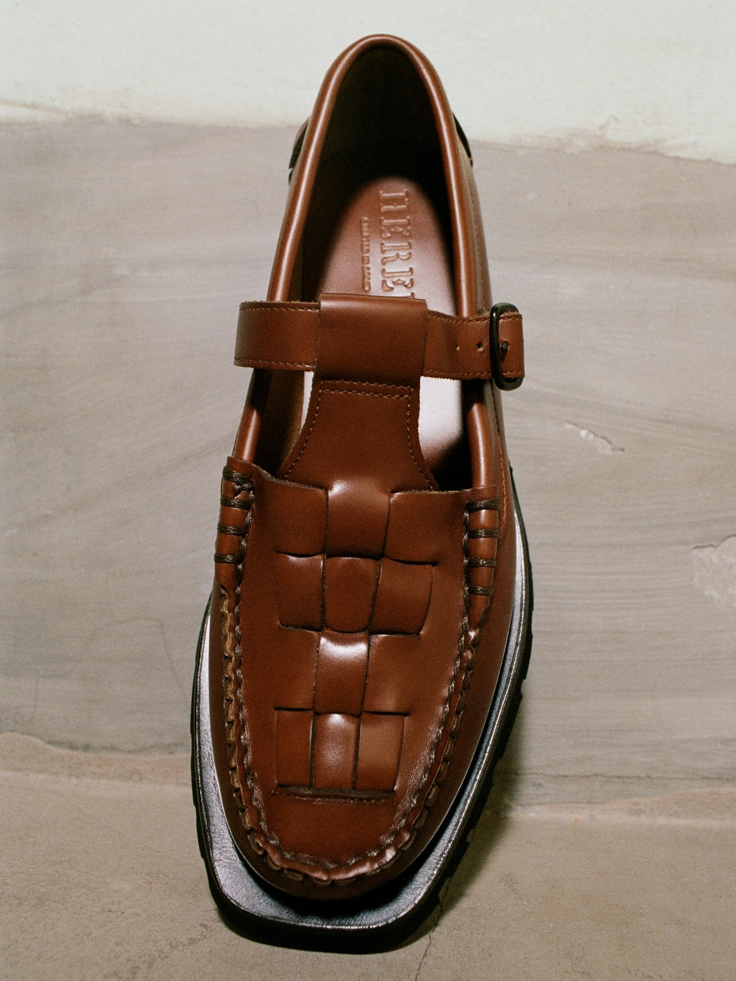 Hereu US SOLLER SPORT - Tread Sole T-Bar Loafer - Women