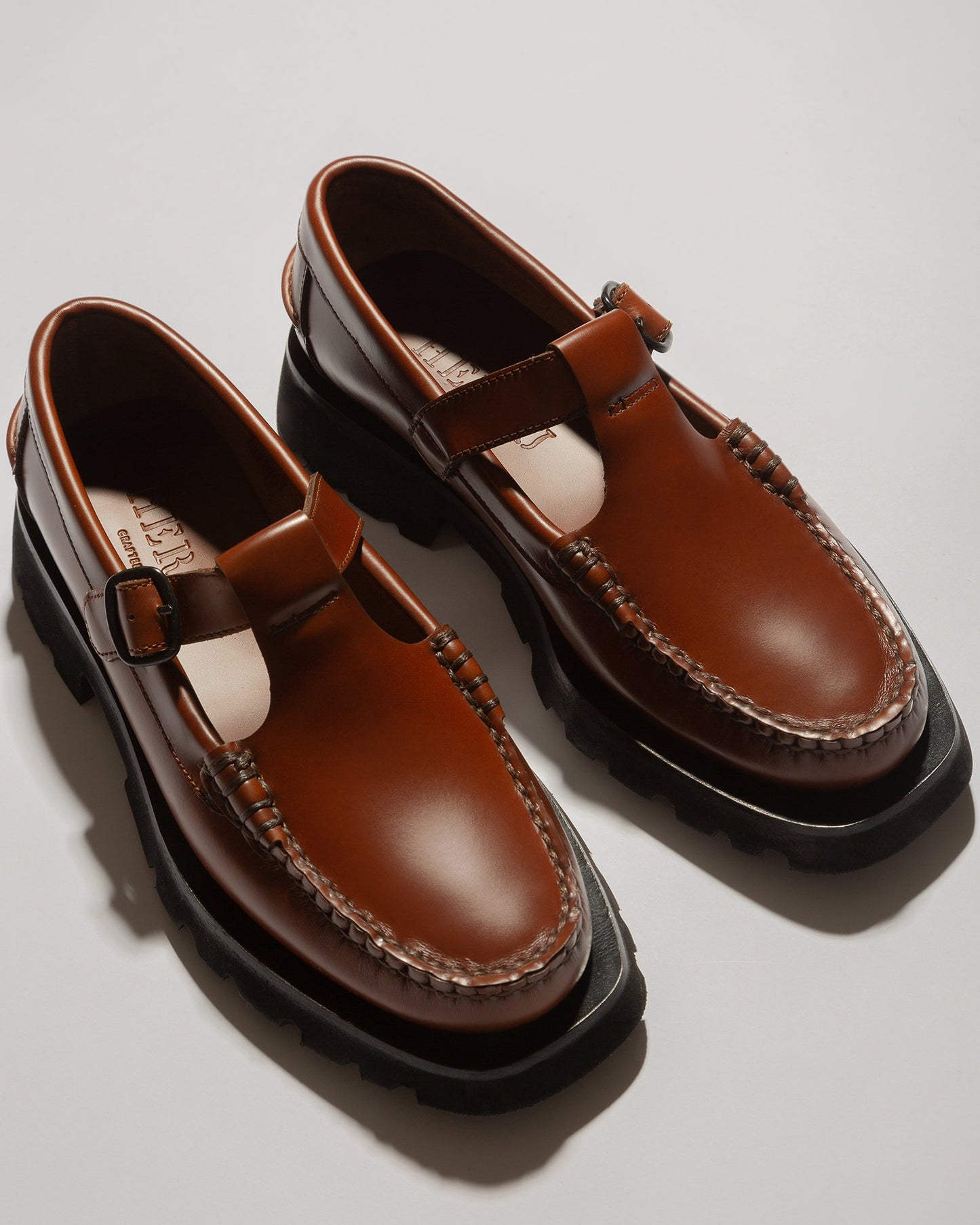 Hereu Online ALBER SPORT - Tread Sole T-Bar Loafer - Women