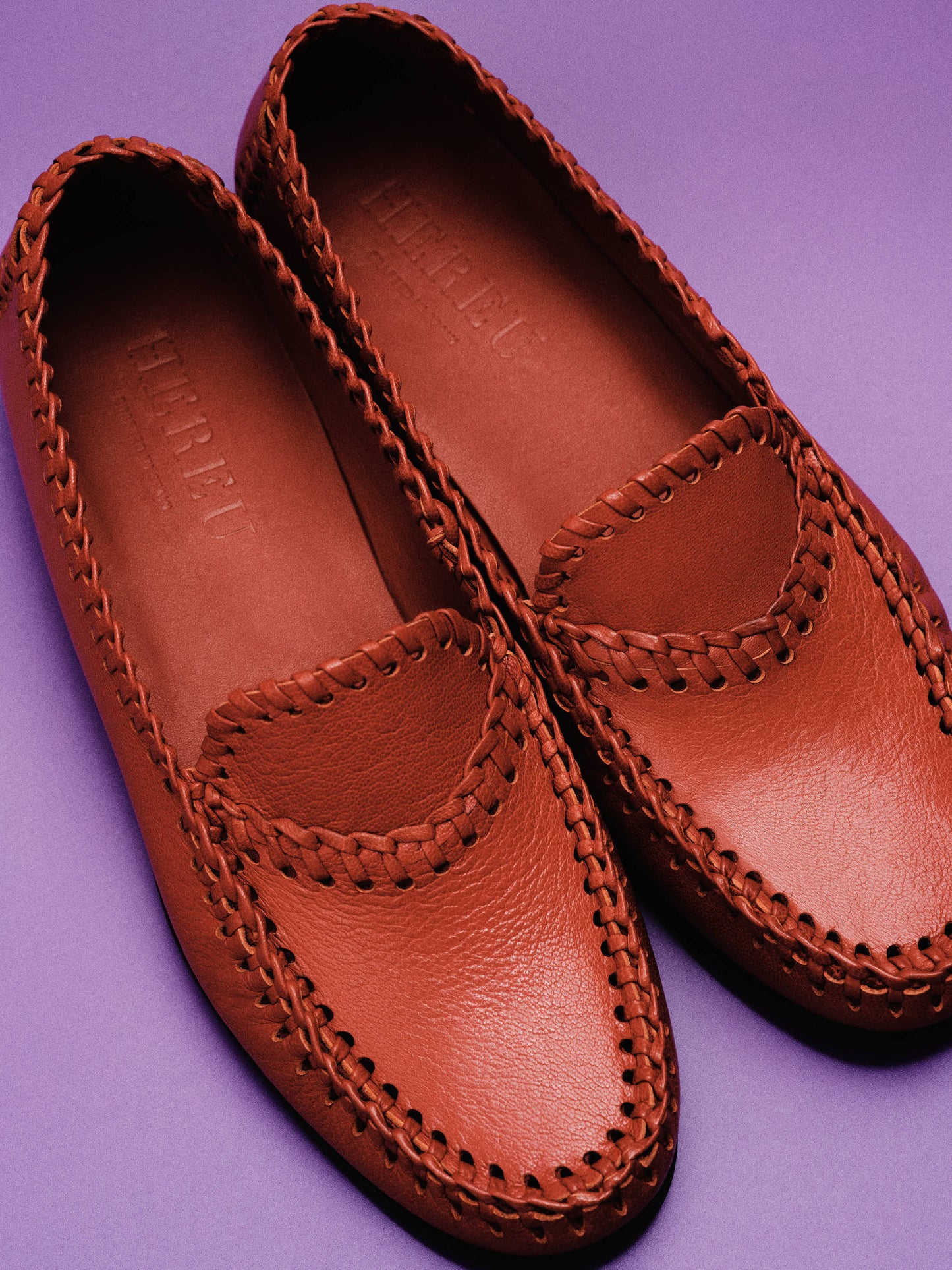 Hereu Discount SASTRE SUPPLE SHINY - Braided Seam Slip-On Loafer - Women