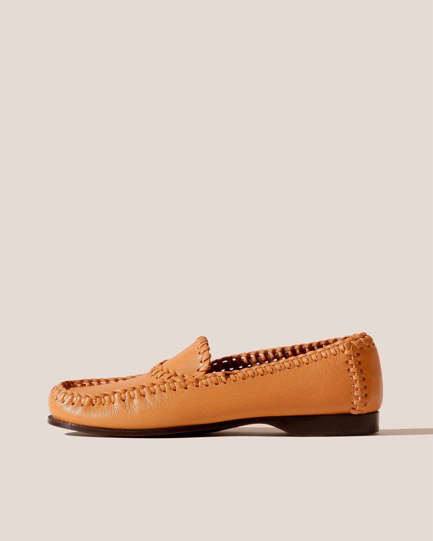 Hereu New SASTRE SUPPLE SHINY - Braided Seam Slip-On Loafer - Women