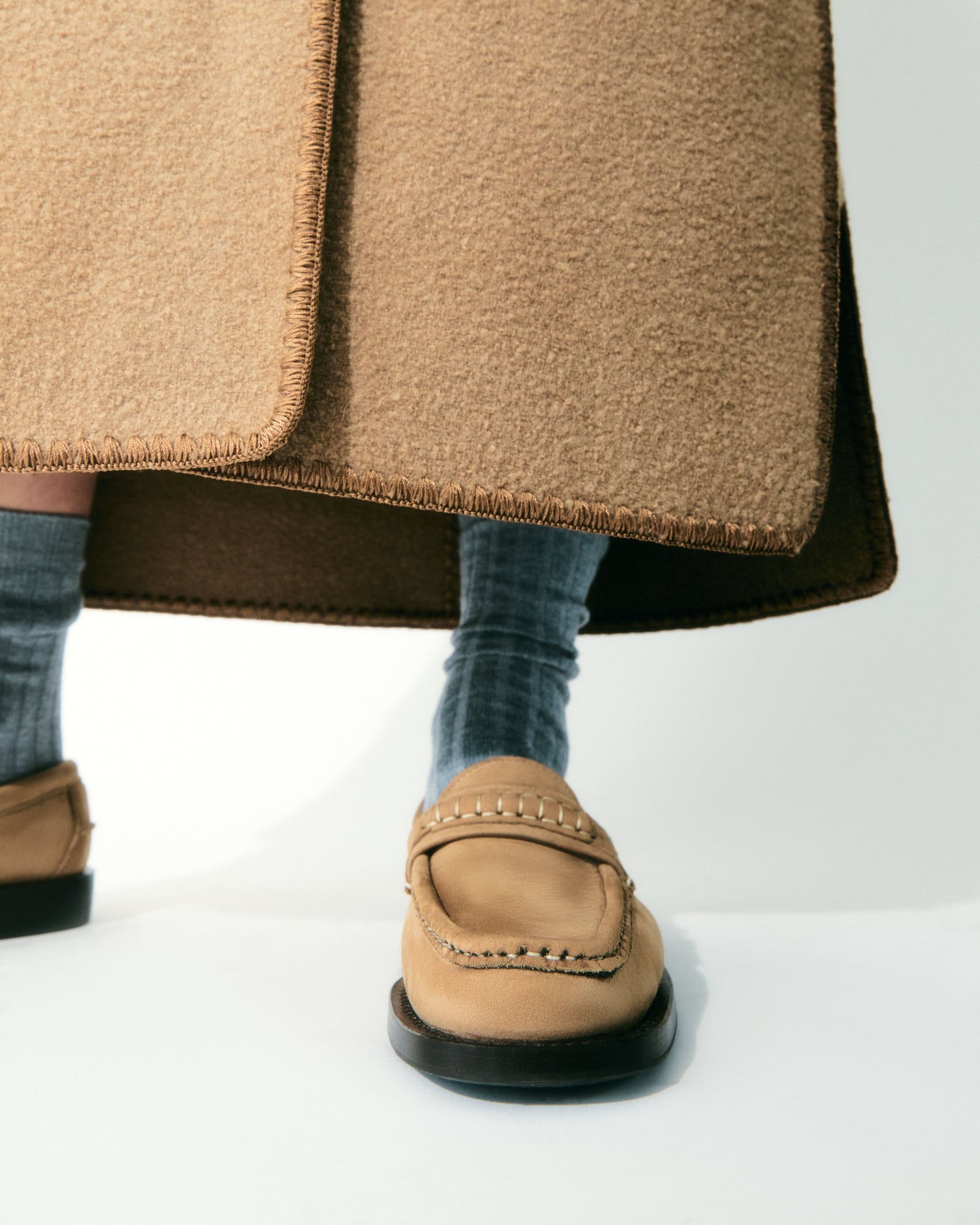 Hereu BORADA BORDON NUBUCK - Slip-on Moc Toe Loafer - Women