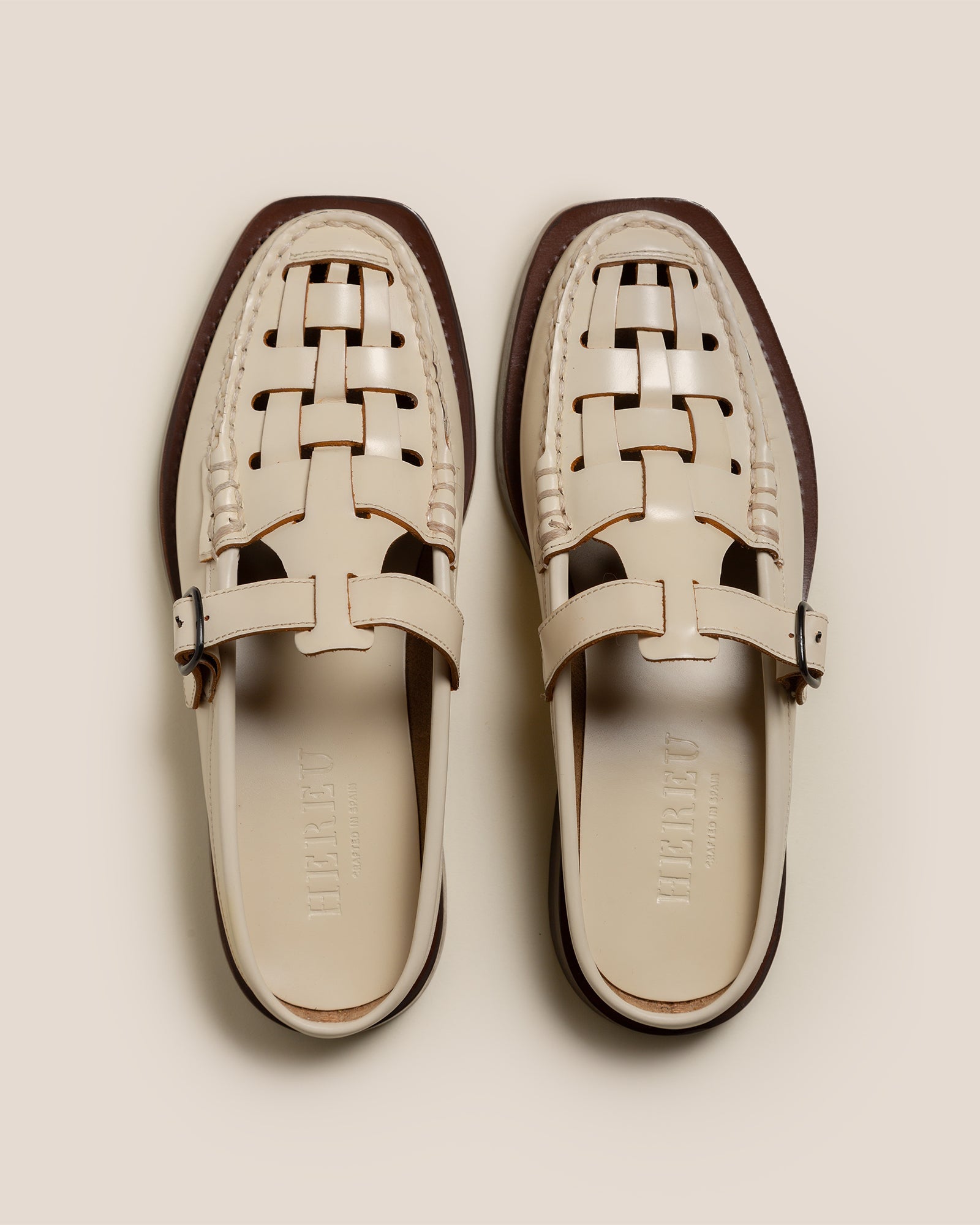 Hereu Outlet BONELL - Woven T-bar Mule Loafer - Women