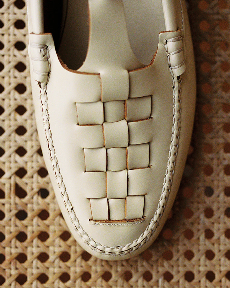 Hereu New MAQUEDA - Interwoven T-Bar Loafer - Women