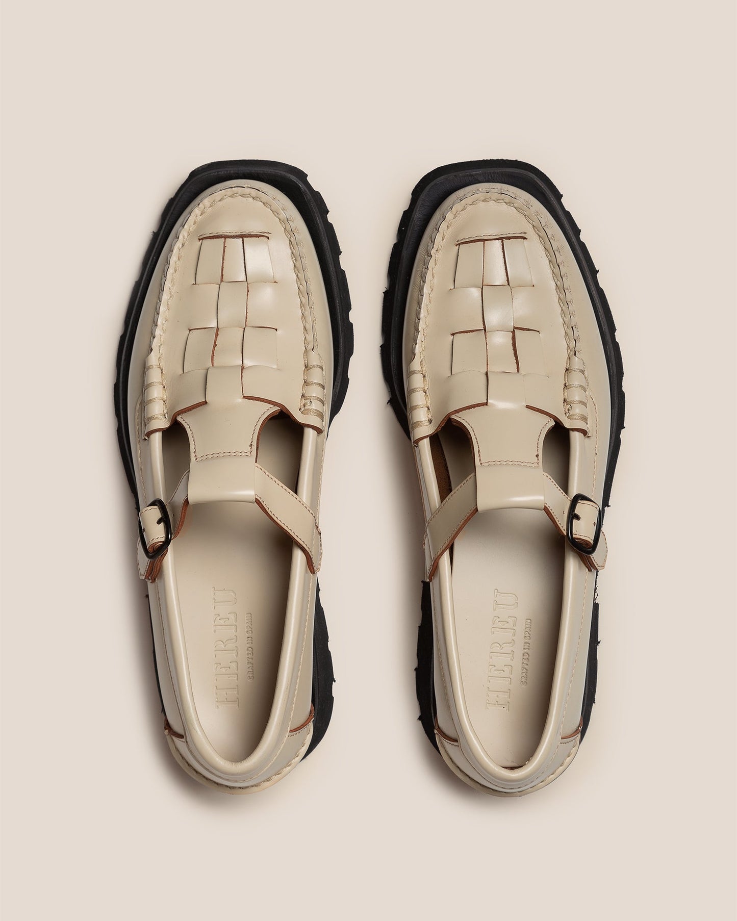 Hereu Hot Sale SOLLER SPORT - Tread Sole T-Bar Loafer - Women