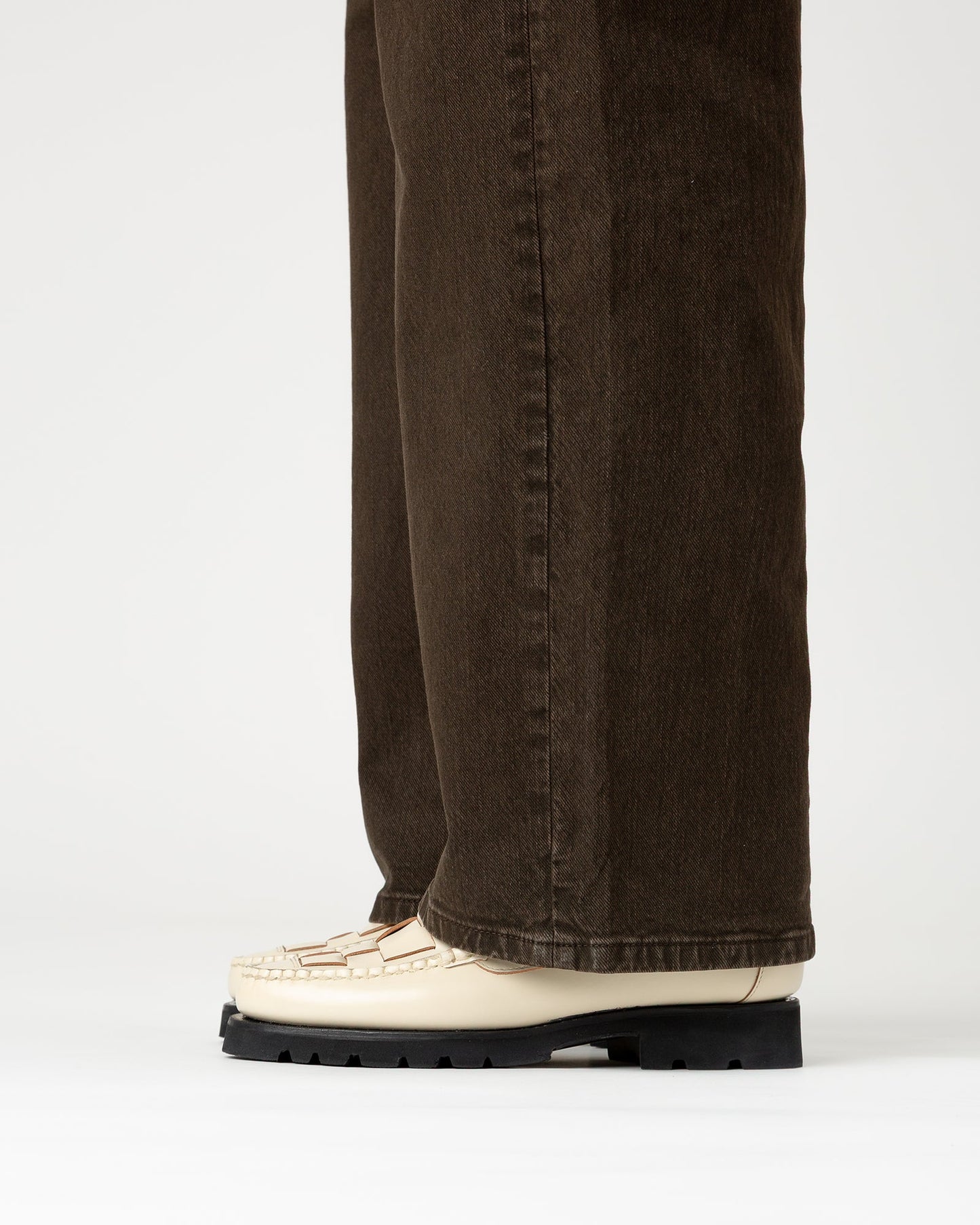 Hereu US NOMBELA R SPORT - Tread Sole Interwoven Detail Slip-On Loafer - Women