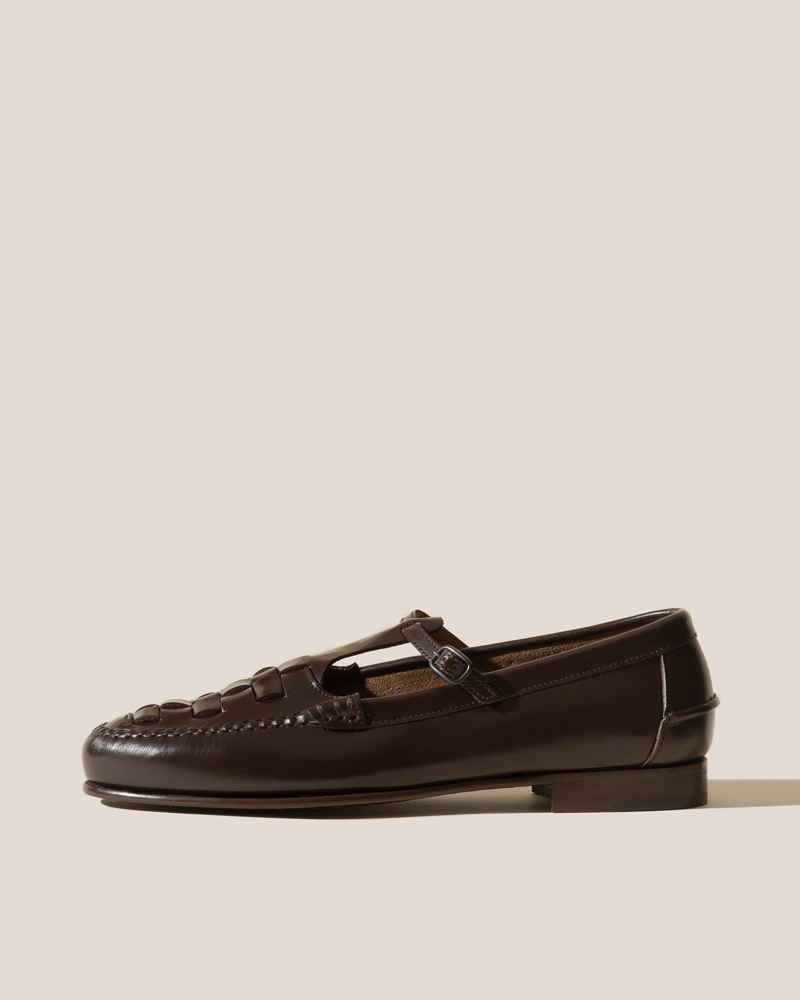 Hereu Hot Sale MAQUEDA - Interwoven T-Bar Loafer - Women