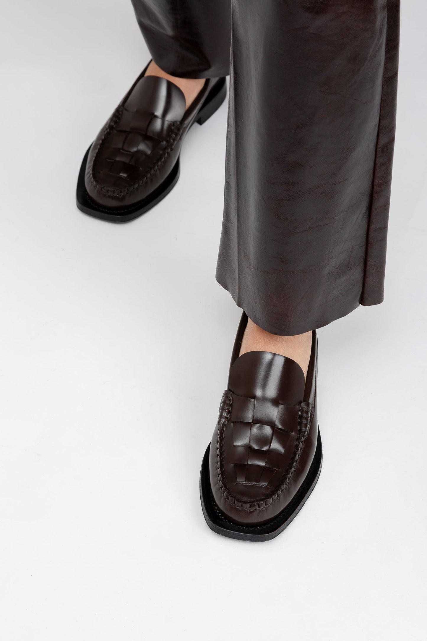 Hereu NOMBELA - Interwoven Detail Slip-On Loafer - Women