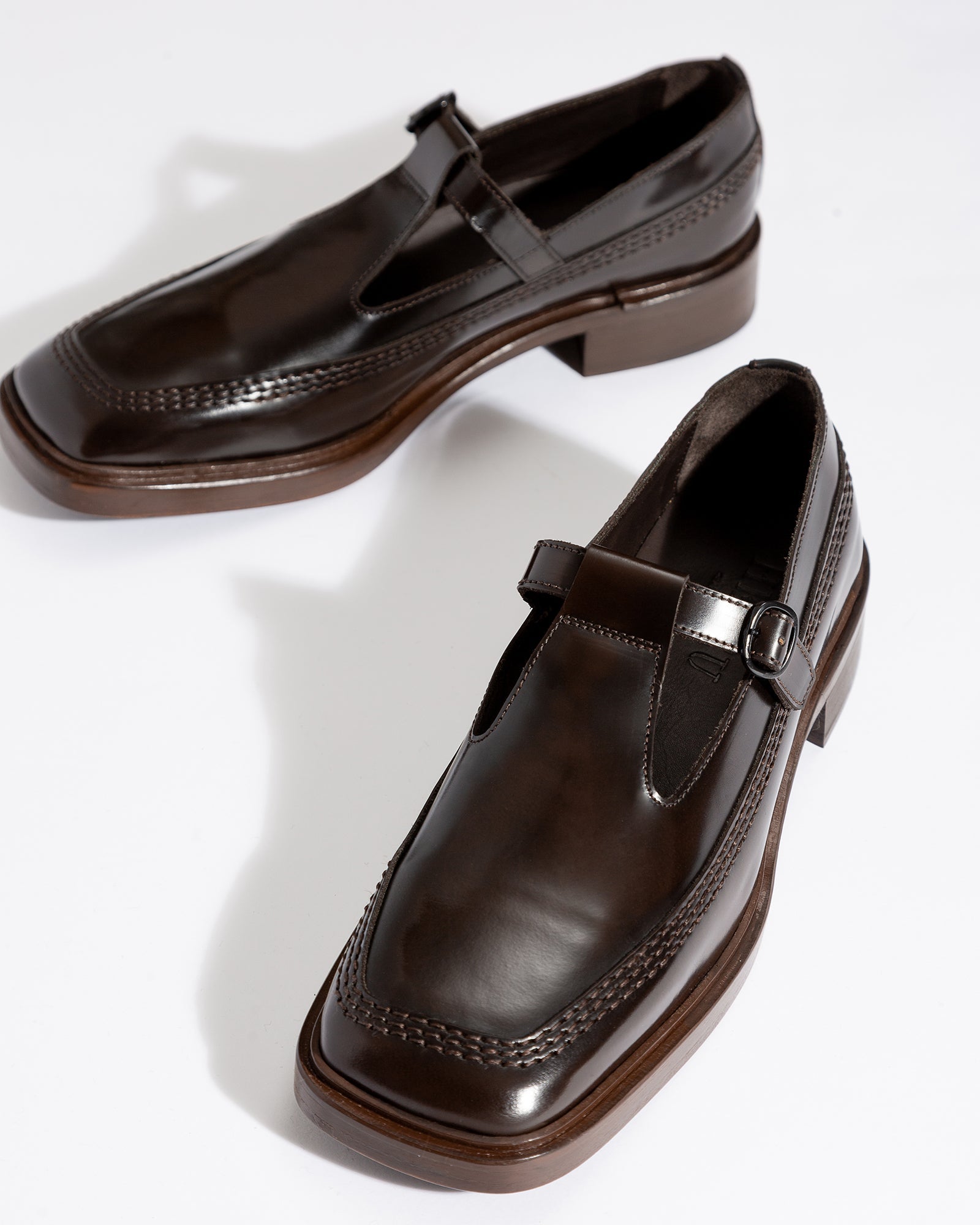 Hereu Online LLUISA POLISHED - T-bar Loafer - Women