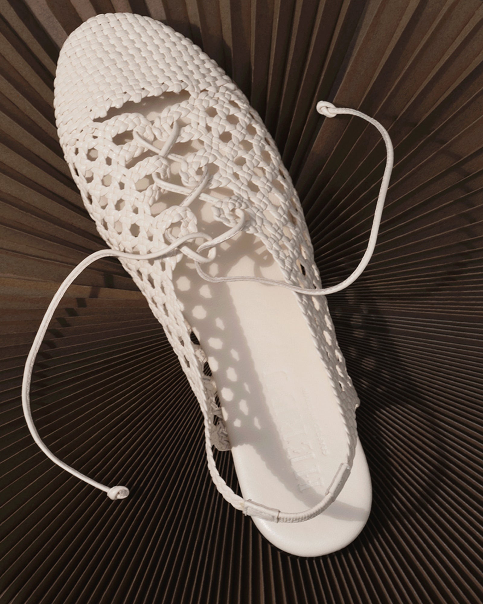 Hereu For sale SARDANA - Lace-up Woven Slingback Sandal - Women