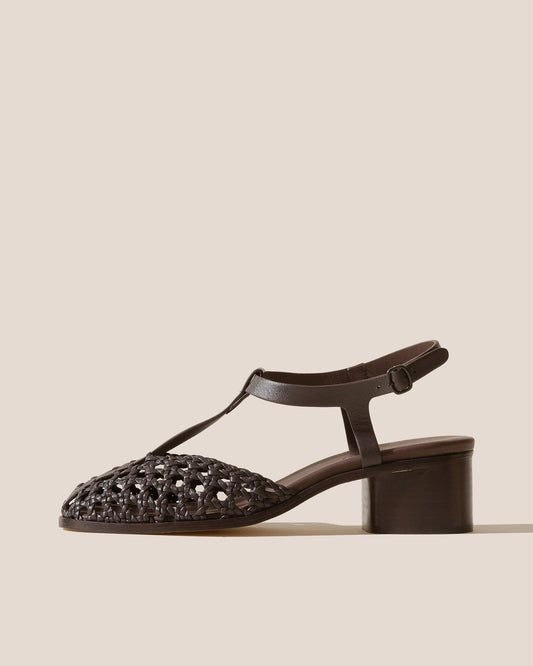 Hereu Discount GABIA - Heeled Woven T-bar Sandal - Women