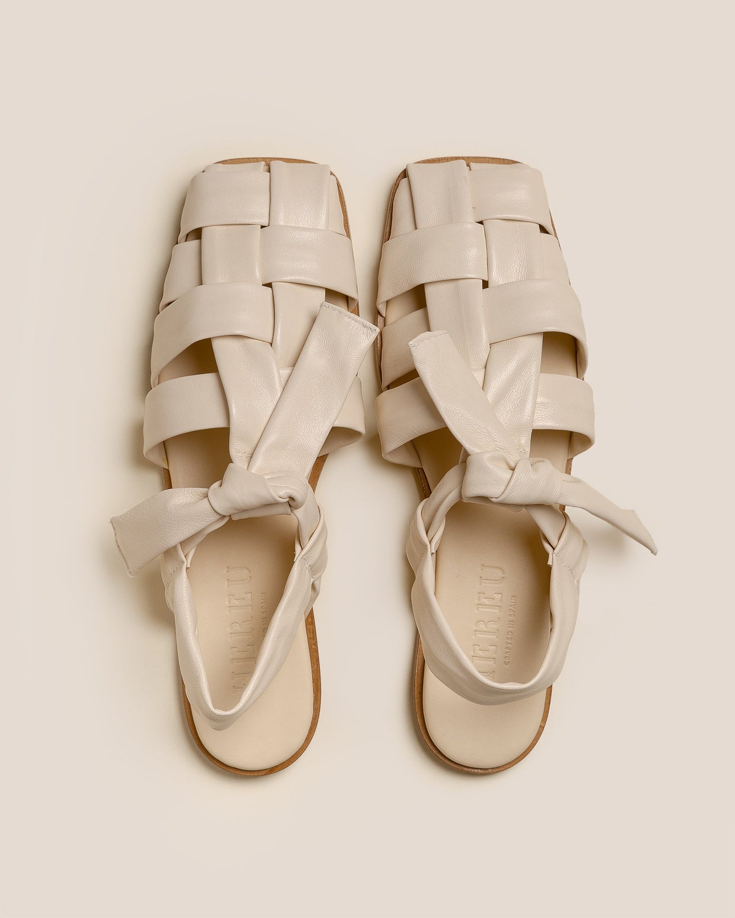 Hereu New BENA - Interwoven Knotted T-bar Sandal - Women