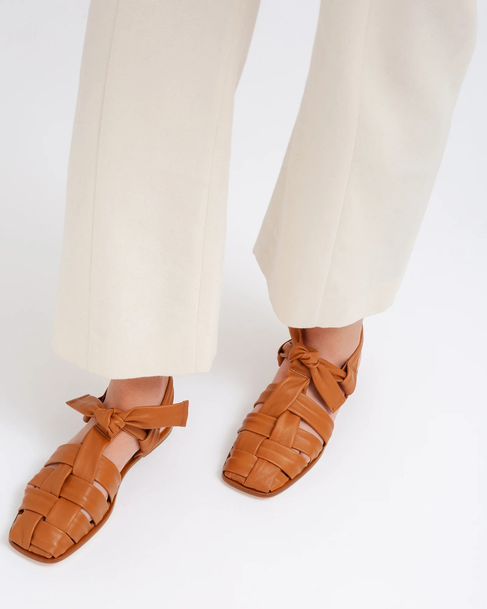 Hereu On sale BENA - Interwoven Knotted T-bar Sandal - Women