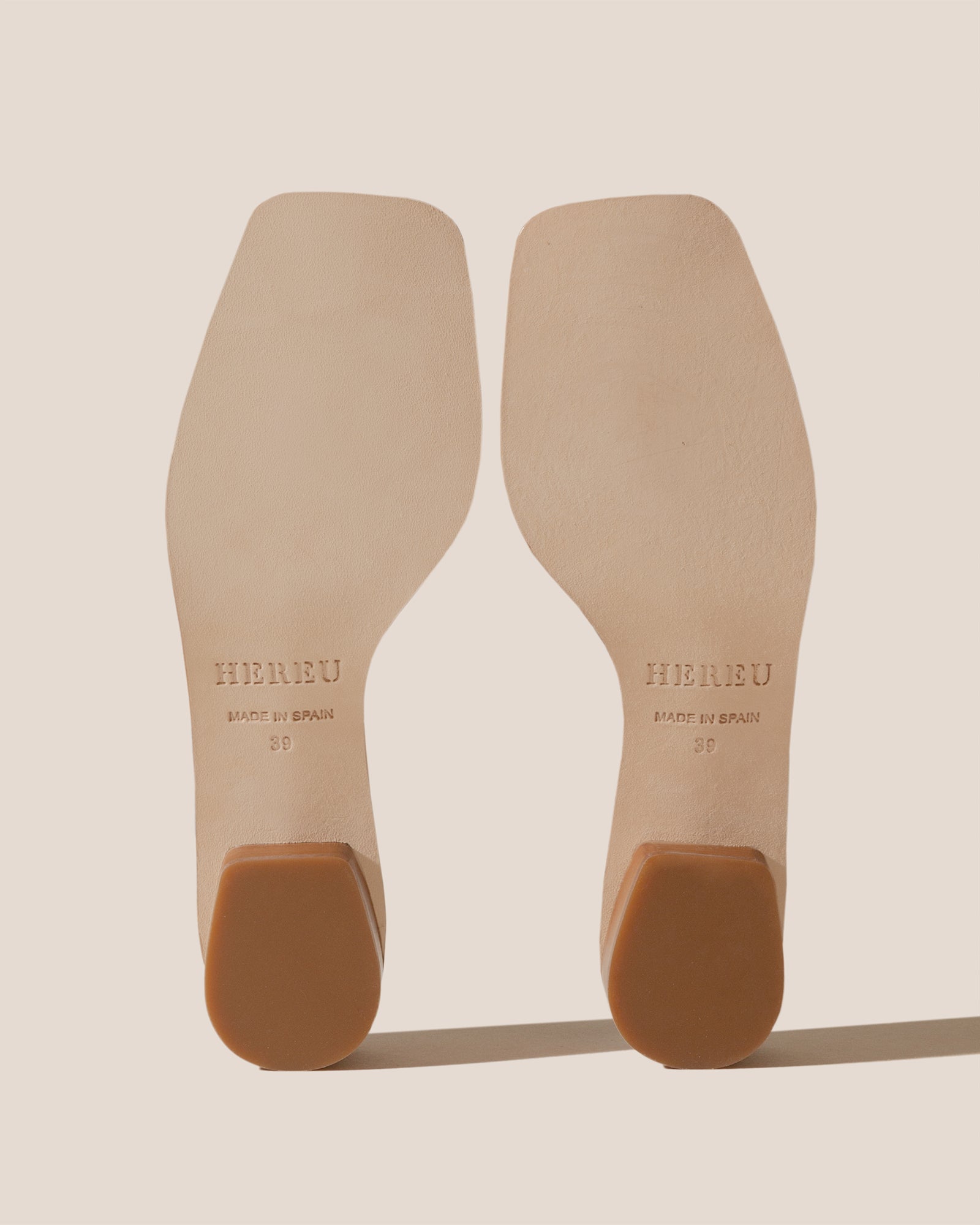 Hereu Online BENA HEELED - Interwoven Knotted T-bar Heeled Sandal - Women