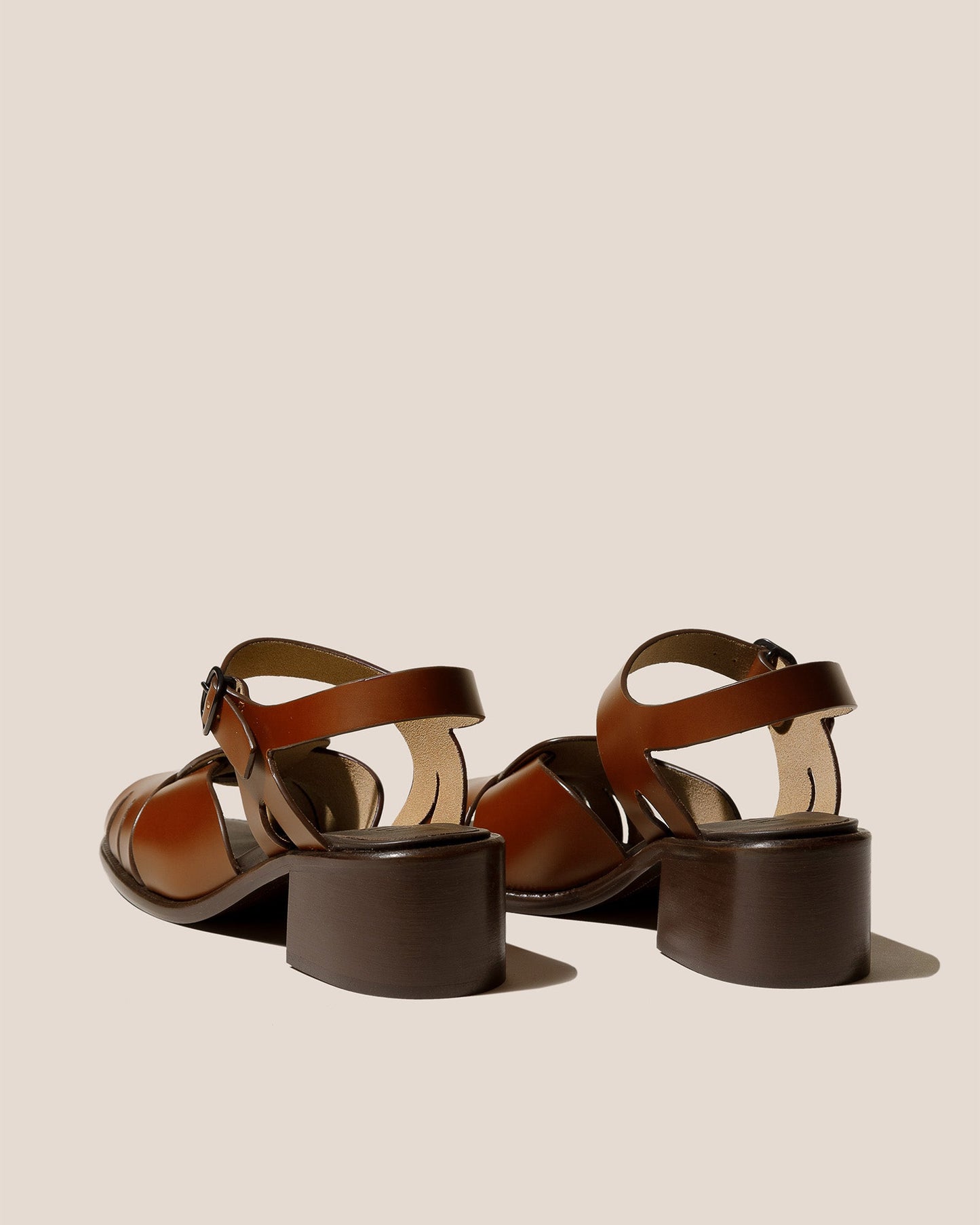 Hereu Outlet ANCORA SQUARED HEELED - Open-Toe Fisherman Sandal - Women