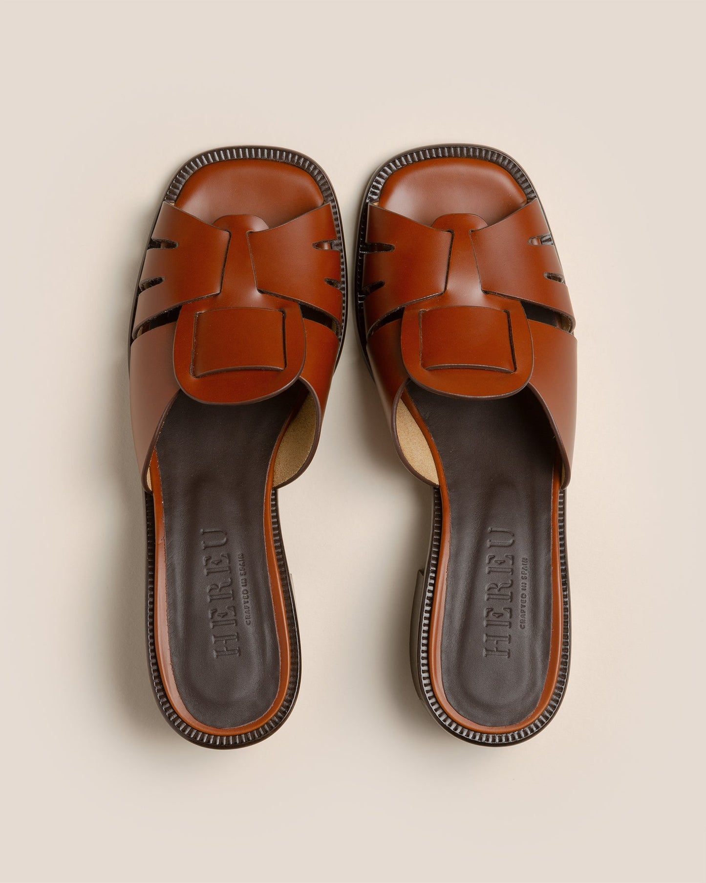 Hereu US ANCORA SQUARED HEELED SLIDE - Heeled Fisherman Slide - Women