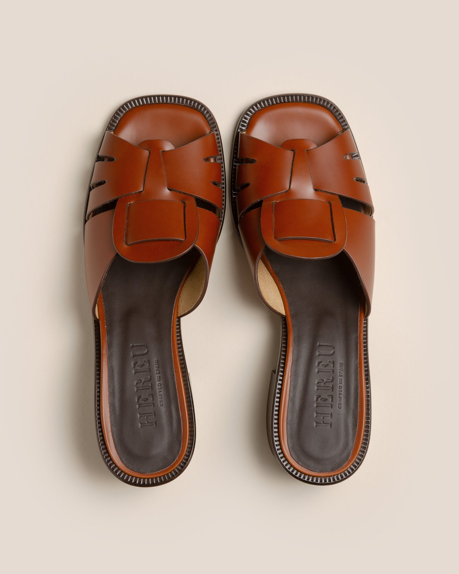 Hereu US ANCORA SQUARED HEELED SLIDE - Heeled Fisherman Slide - Women
