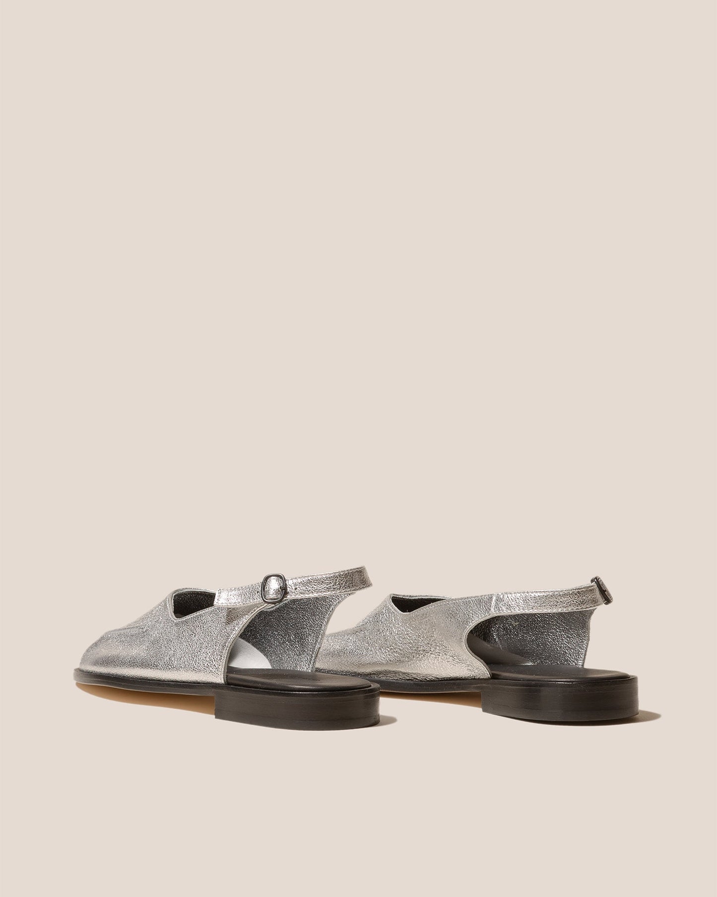 Hereu Discount JULIOL SLINGBACK METALLIC - High-Cut Deconstructed Slingback Loafer - Women
