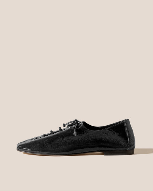 Hereu US PLEGADA CRINKLED GLOSSY - Deconstructed Lace-up Shoe - Women