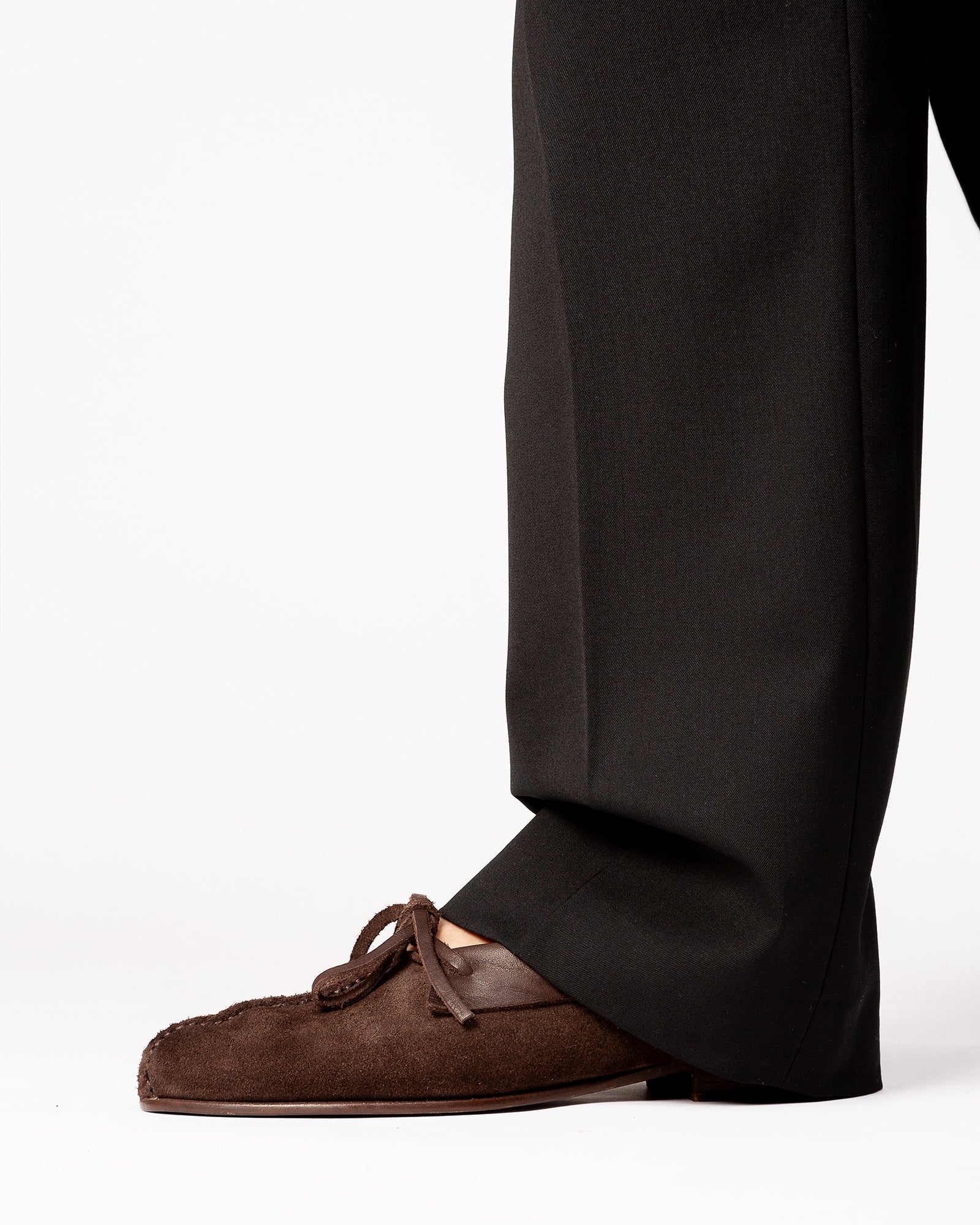 Hereu TILLA SUEDE - Deconstructed Suede Babouche - Women