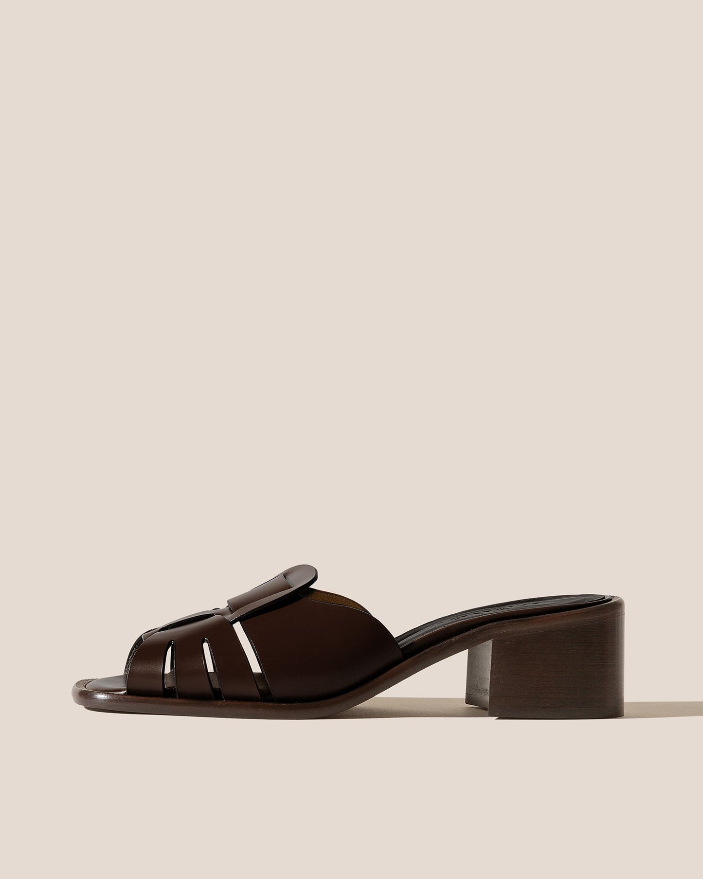 Hereu On sale ANCORA SQUARED HEELED SLIDE - Heeled Fisherman Slide - Women