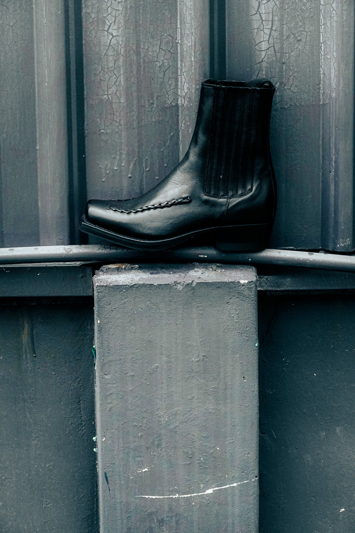 Hereu Outlet AGULLA - Square-Toe Braided Detail Chelsea Boot - Women