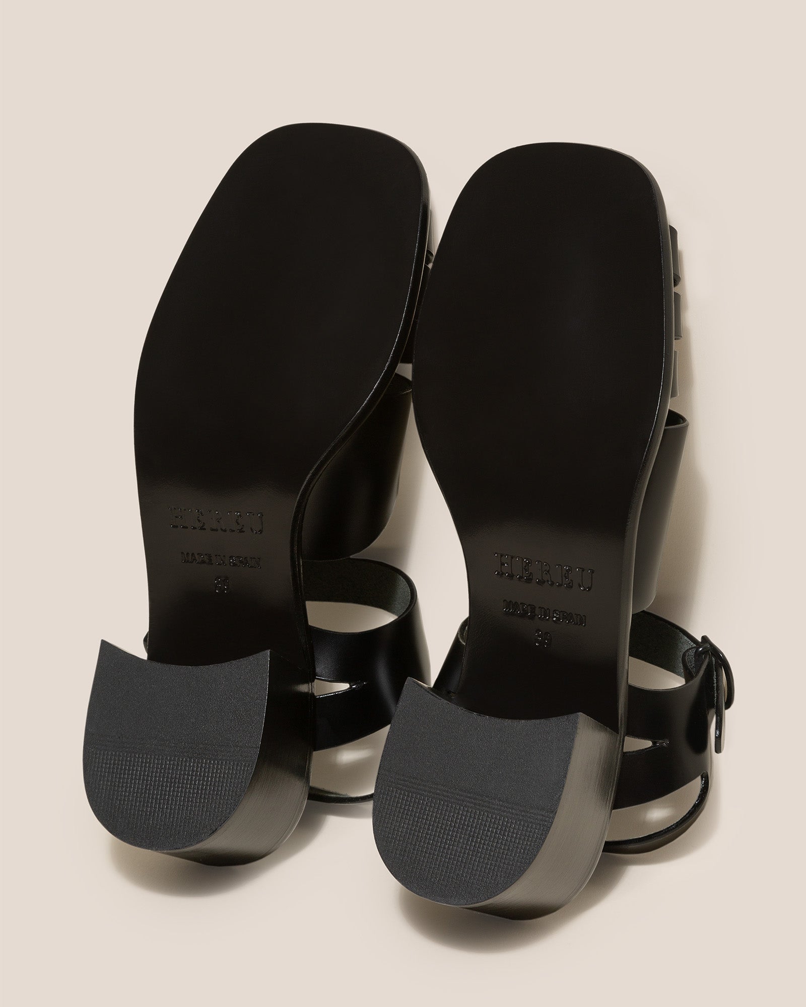 Hereu Discount ANCORA SQUARED HEELED - Open-Toe Fisherman Sandal - Women