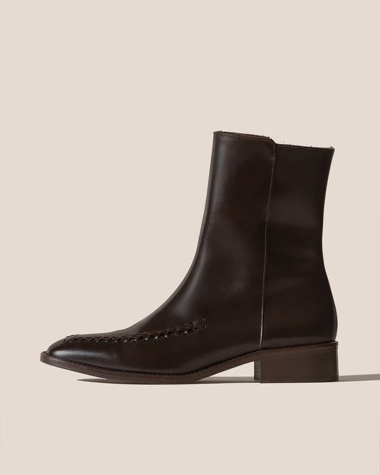 Hereu For sale METLA POLISHED - Almond Toe Mid Calf Boot - Women