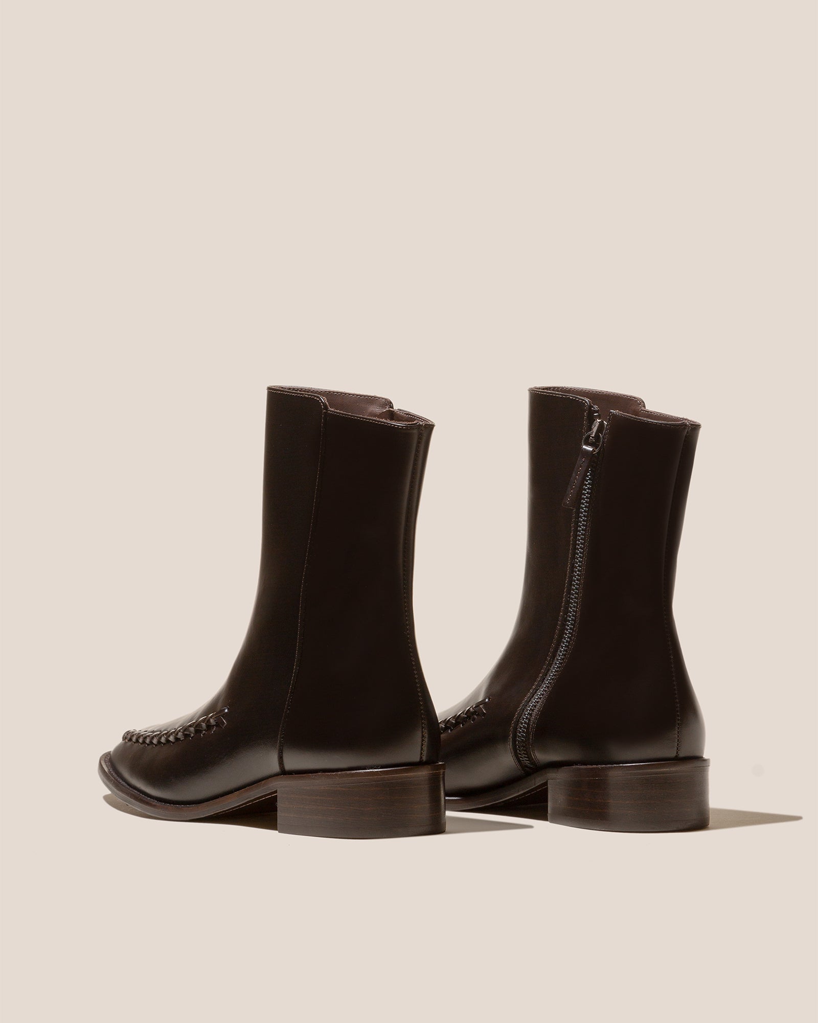 Hereu For sale METLA POLISHED - Almond Toe Mid Calf Boot - Women