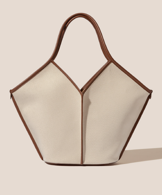 Hereu New CALELLA - Leather-trimmed Organic Cotton Tote Bag - Women|Men