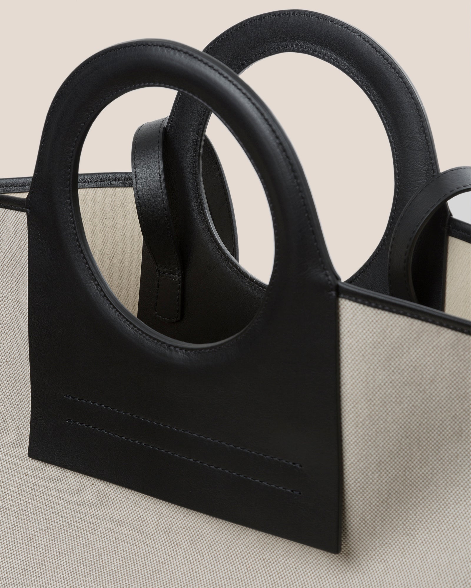Hereu Hot Sale CALA L - Leather-trimmed Canvas Tote Bag - Women|Men