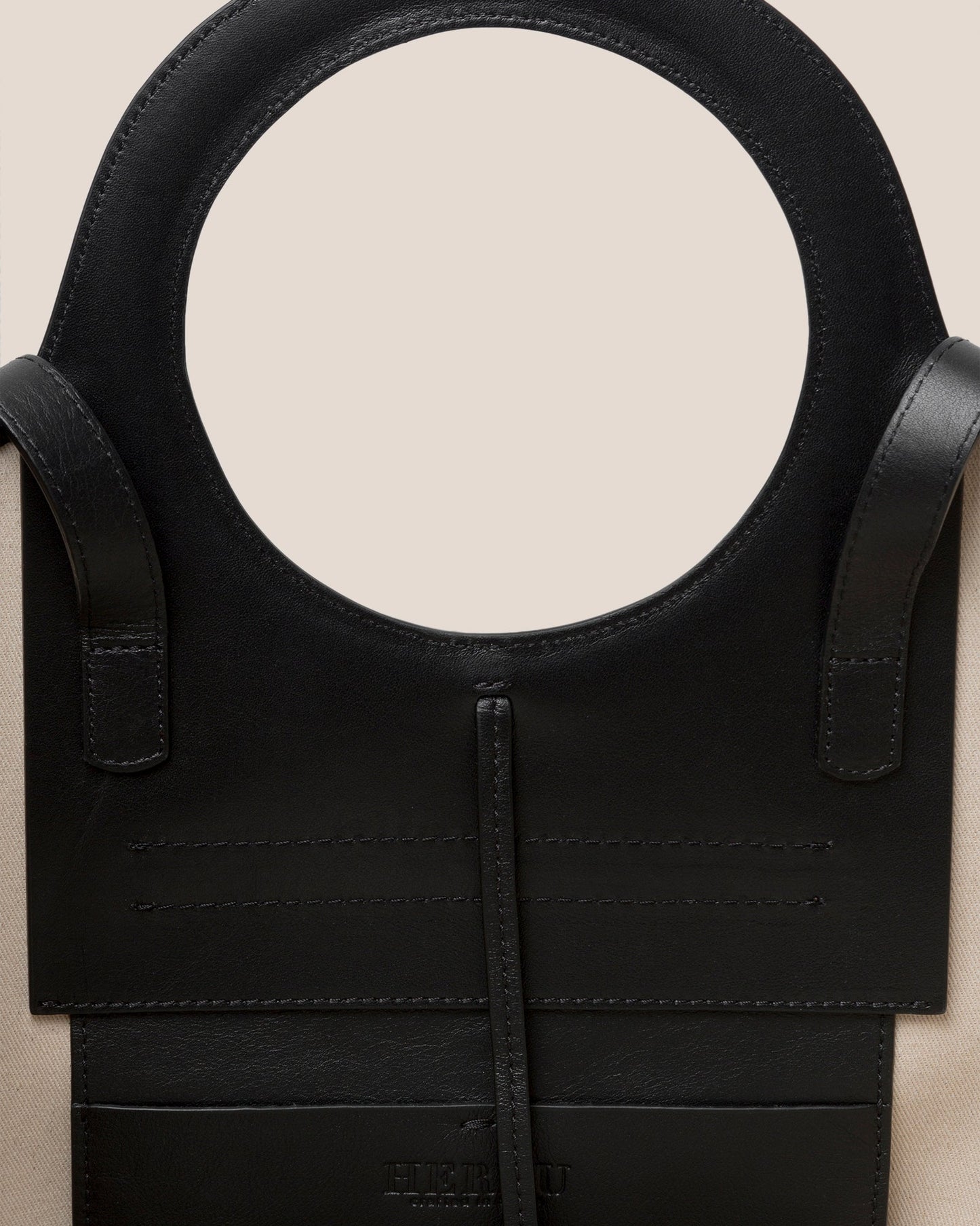 Hereu Hot Sale CALA L - Leather-trimmed Canvas Tote Bag - Women|Men